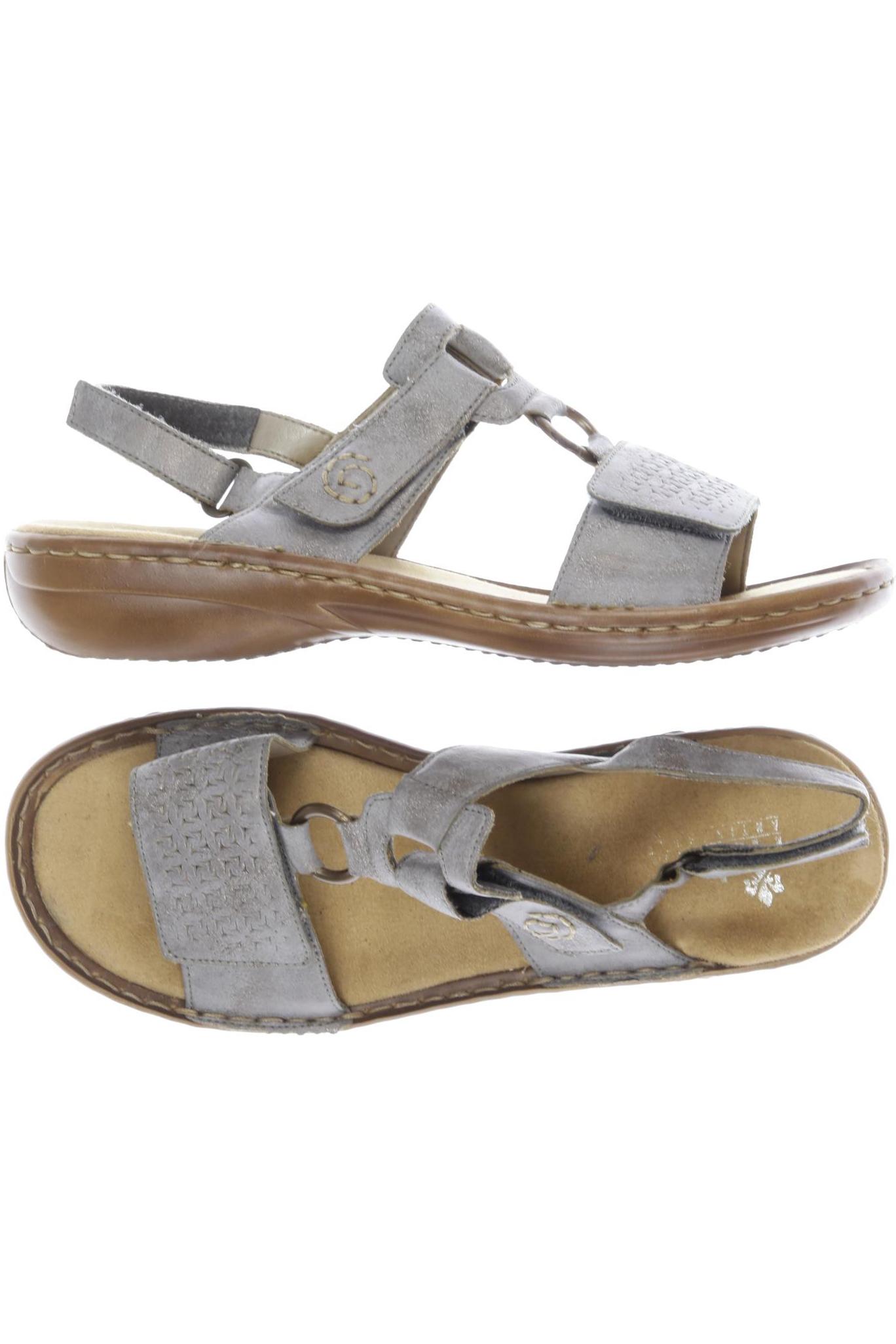 

Rieker Damen Sandale, grau, Gr. 39