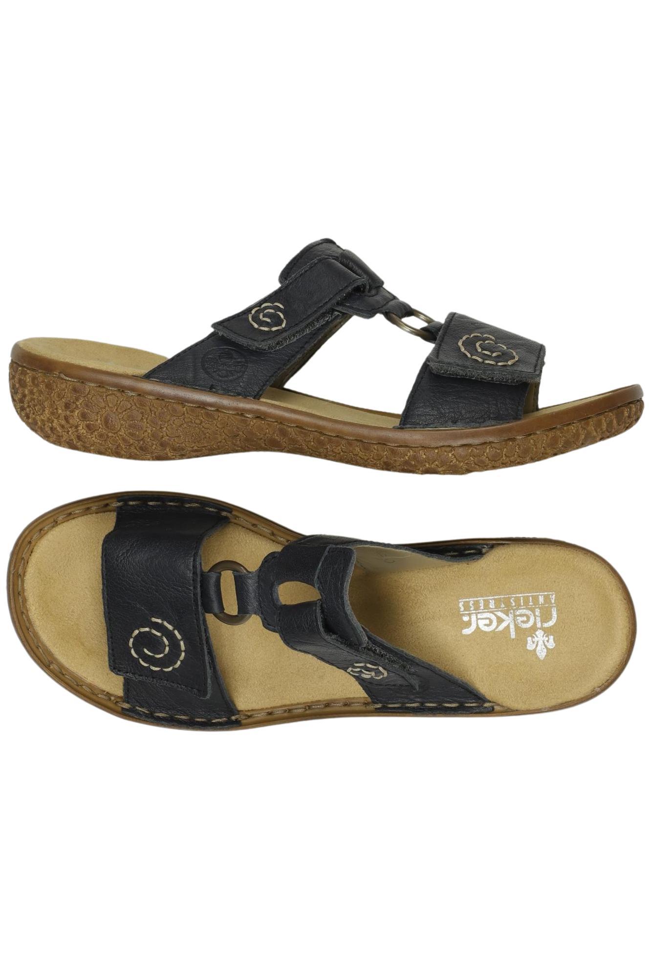 

Rieker Damen Sandale, marineblau, Gr. 39