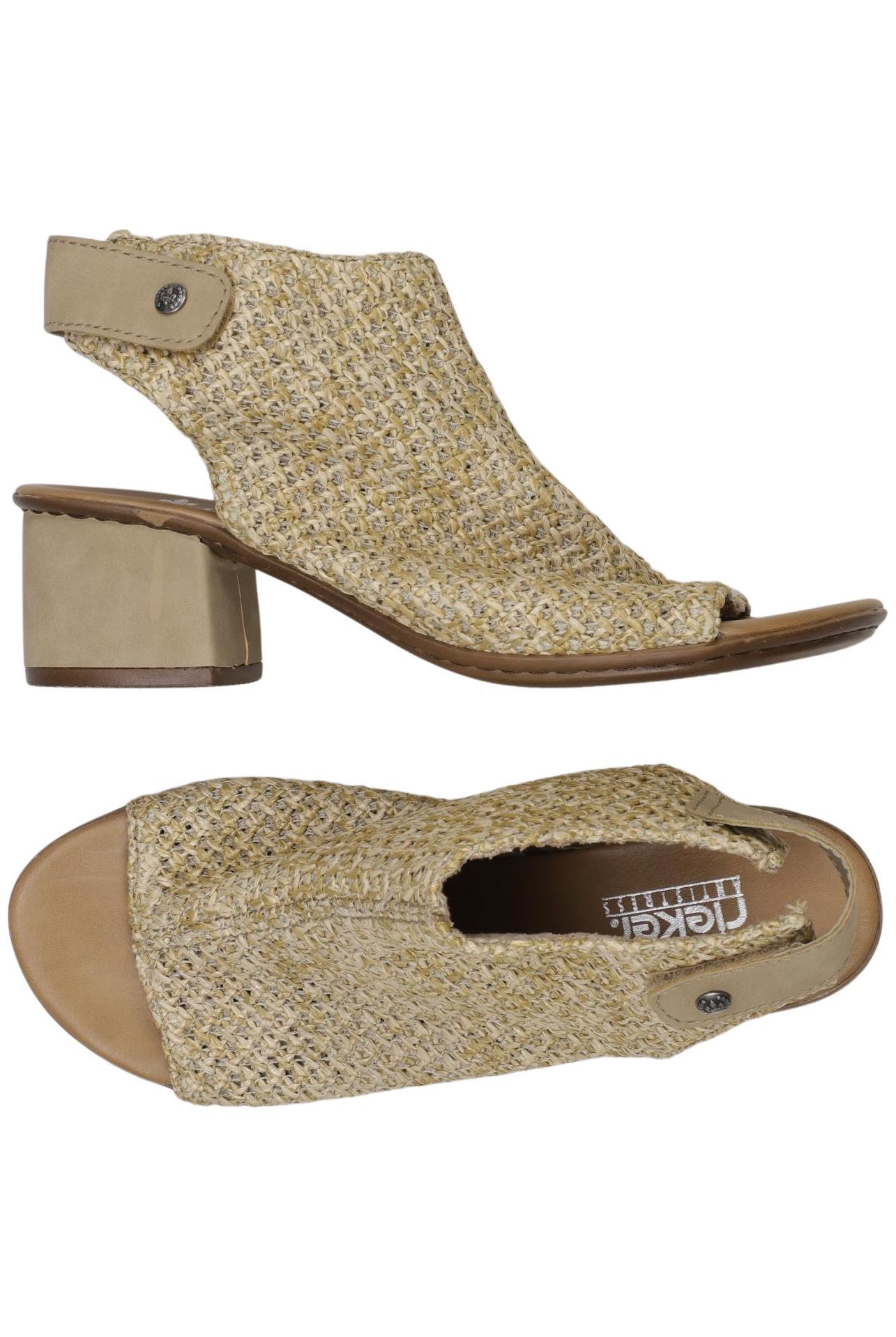 

Rieker Damen Sandale, beige, Gr. 40
