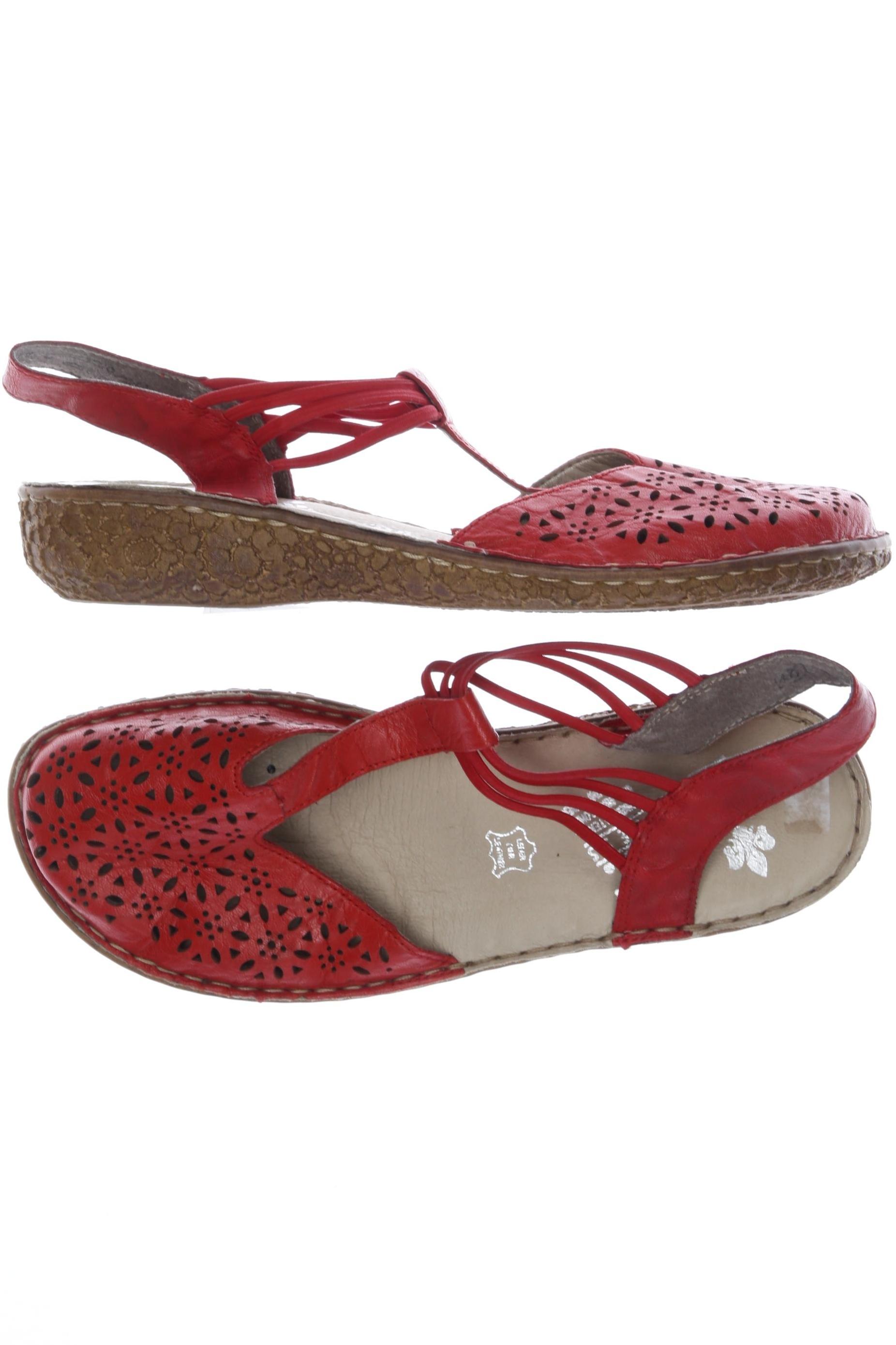 

Rieker Damen Sandale, rot, Gr. 40
