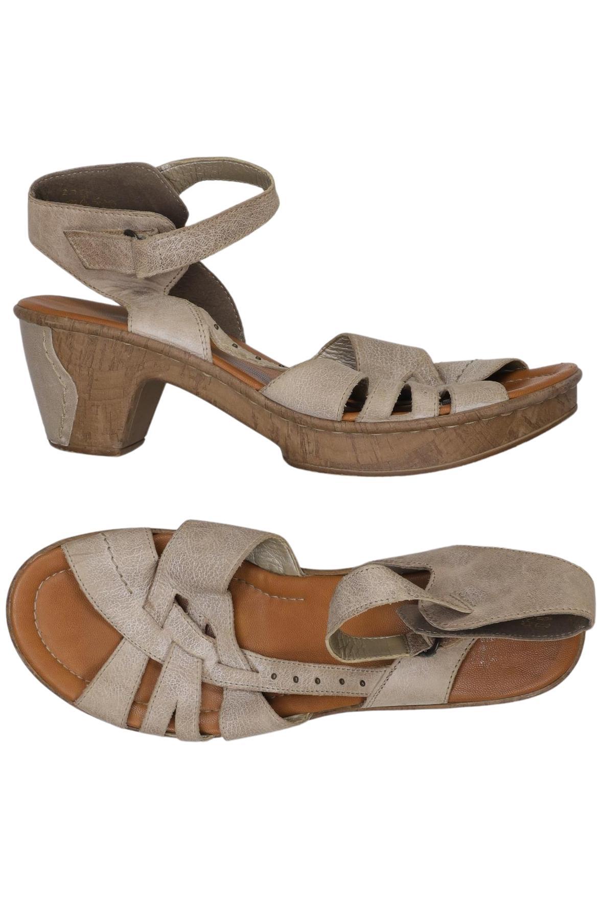 

Rieker Damen Sandale, beige, Gr. 40