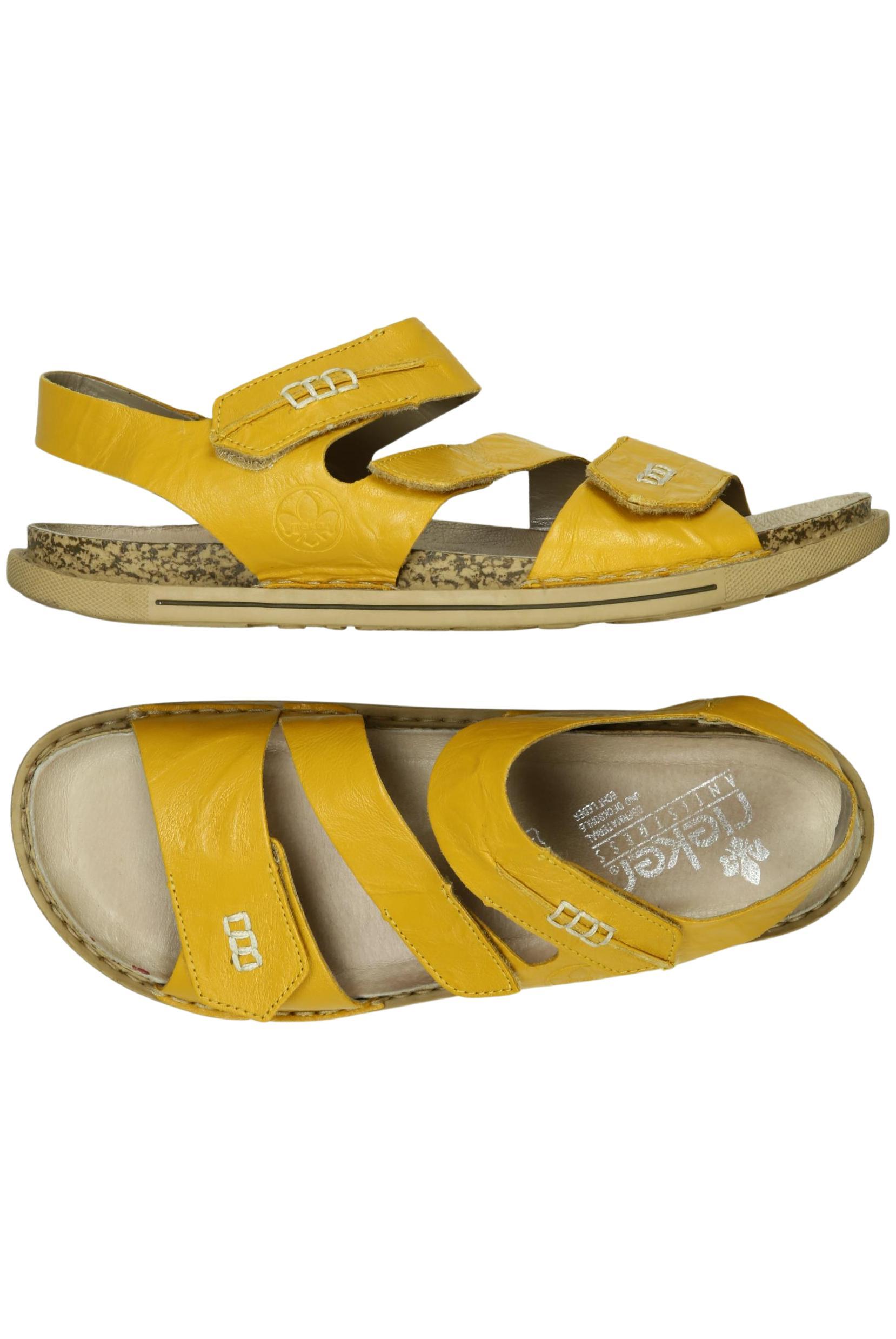 

Rieker Damen Sandale, gelb, Gr. 41