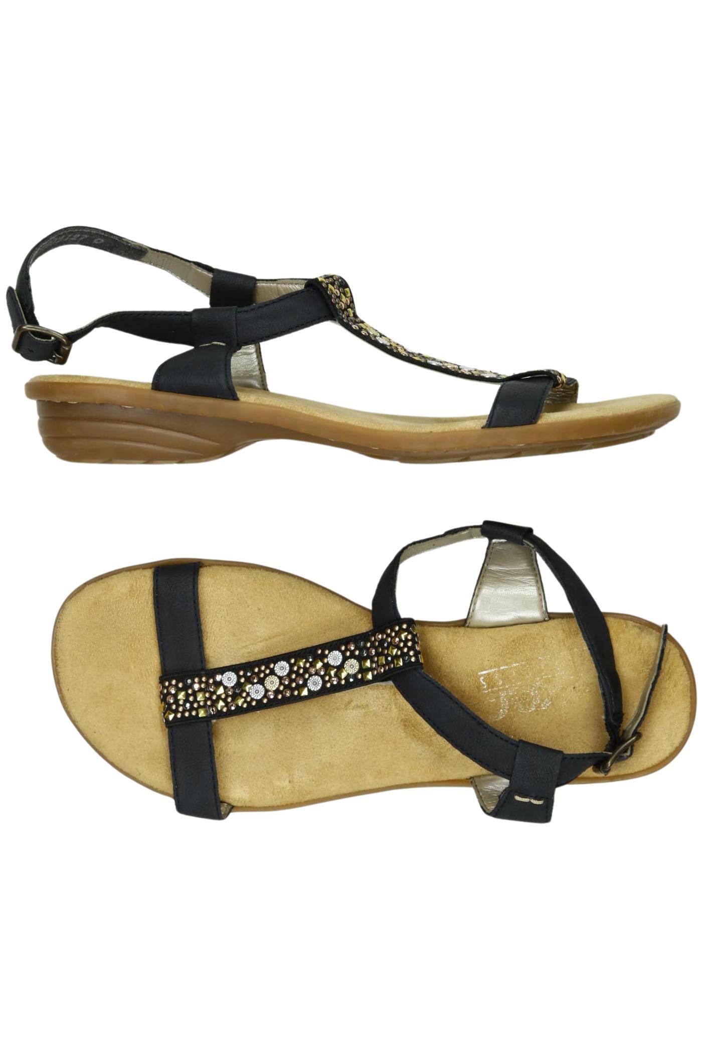 

Rieker Damen Sandale, schwarz, Gr. 36