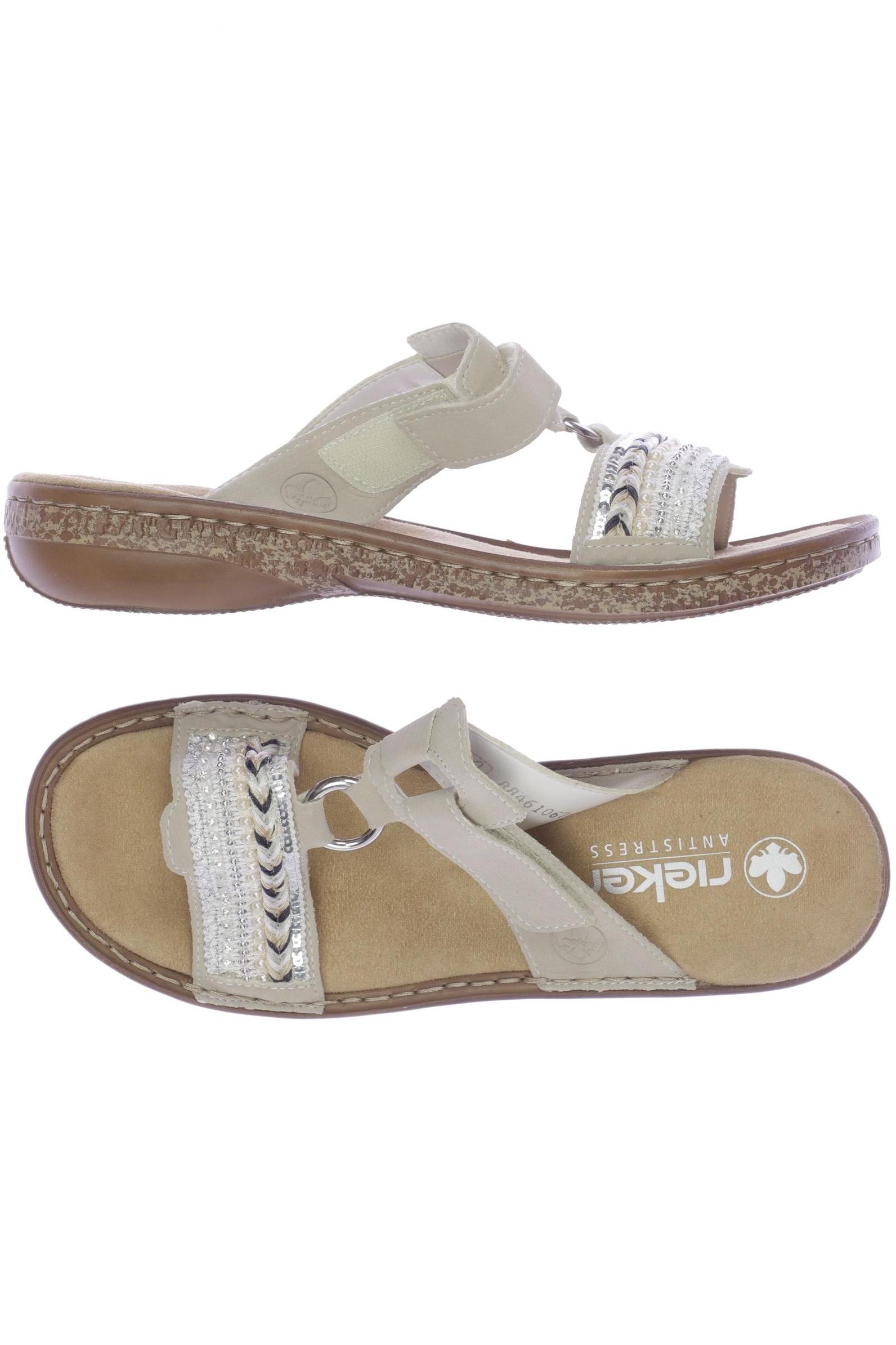 

Rieker Damen Sandale, beige, Gr. 40