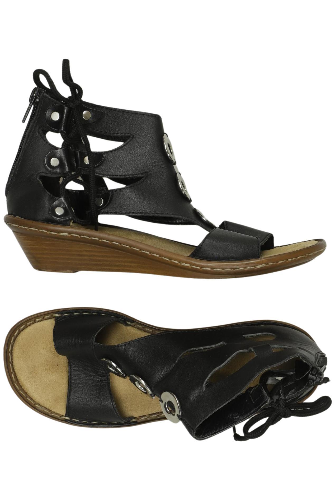 

Rieker Damen Sandale, schwarz, Gr. 36