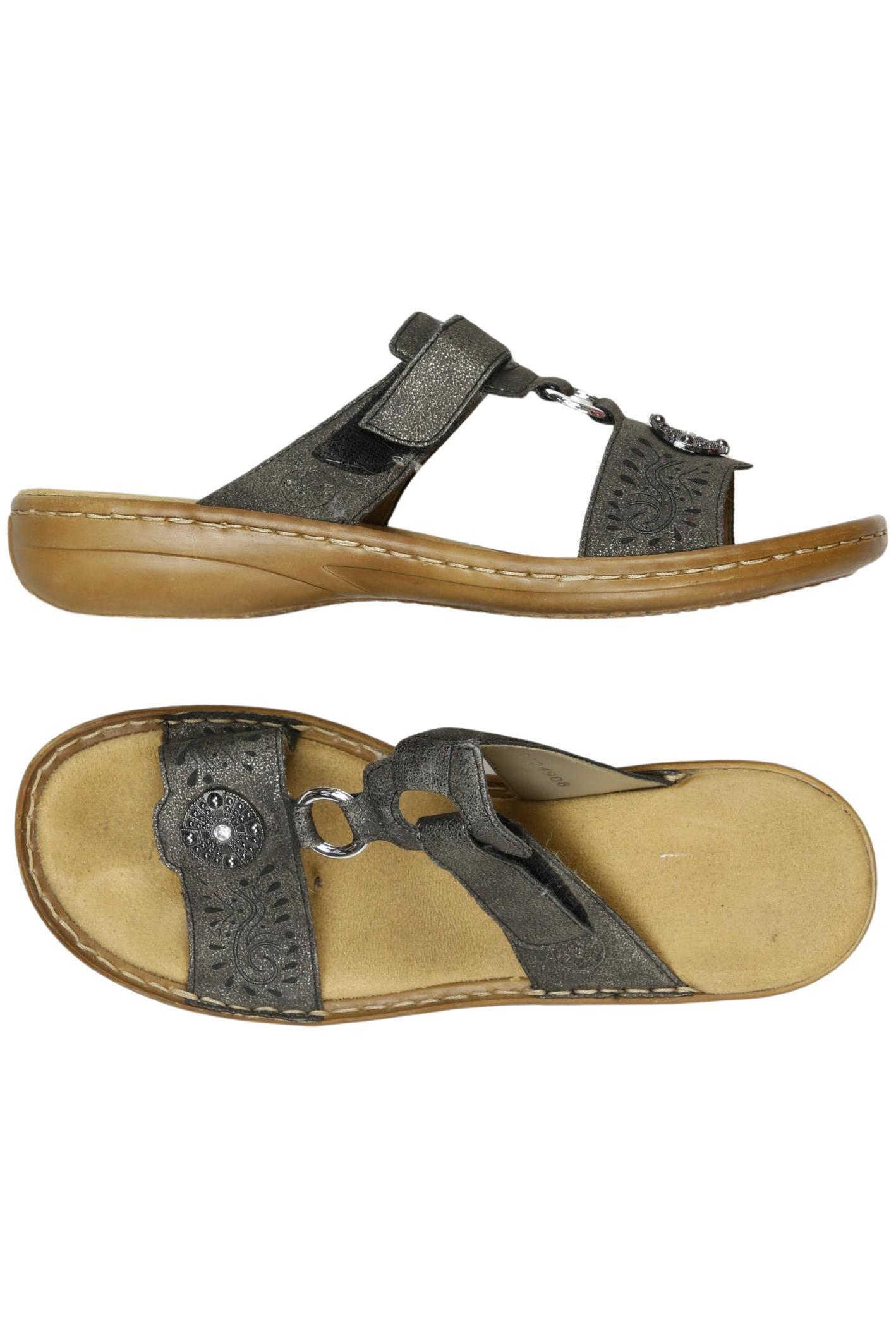 

Rieker Damen Sandale, grau, Gr. 41