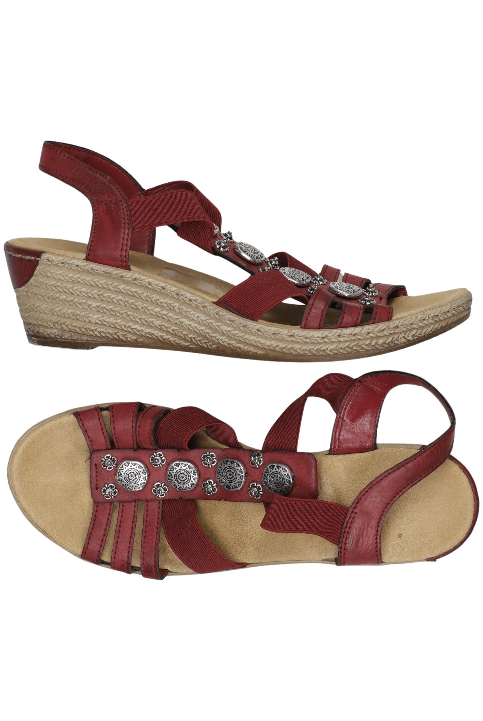 

Rieker Damen Sandale, bordeaux, Gr. 39