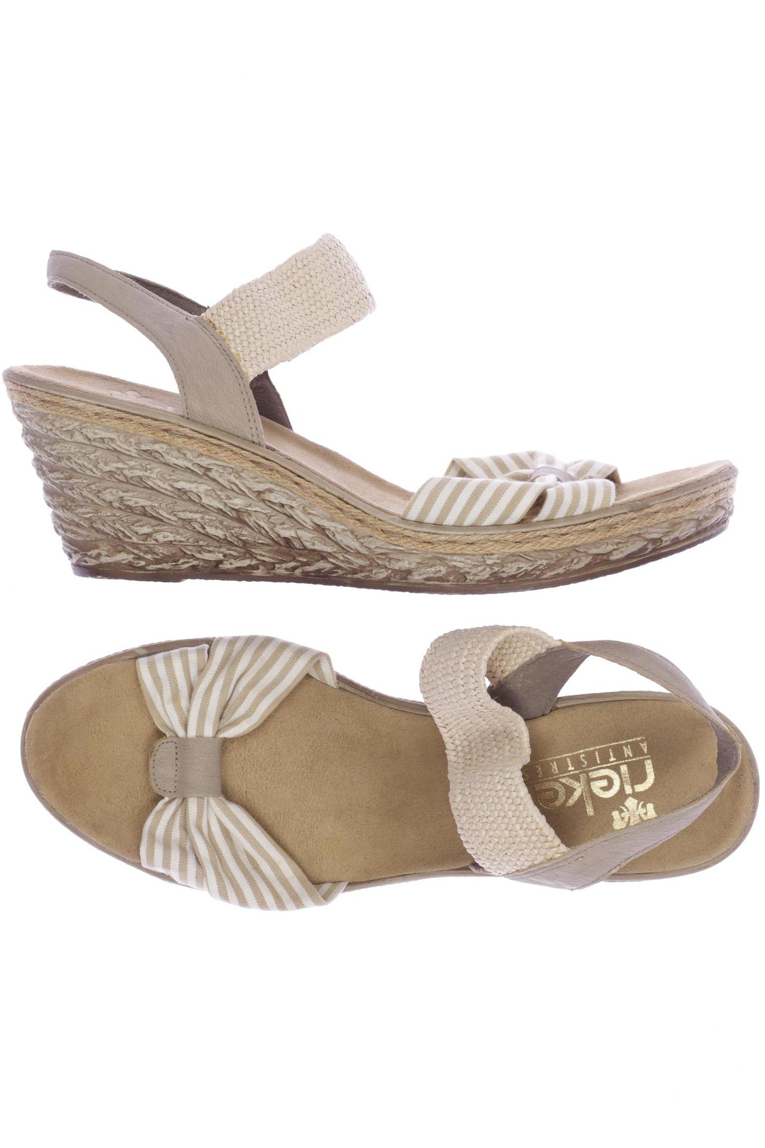 

Rieker Damen Sandale, beige, Gr. 41