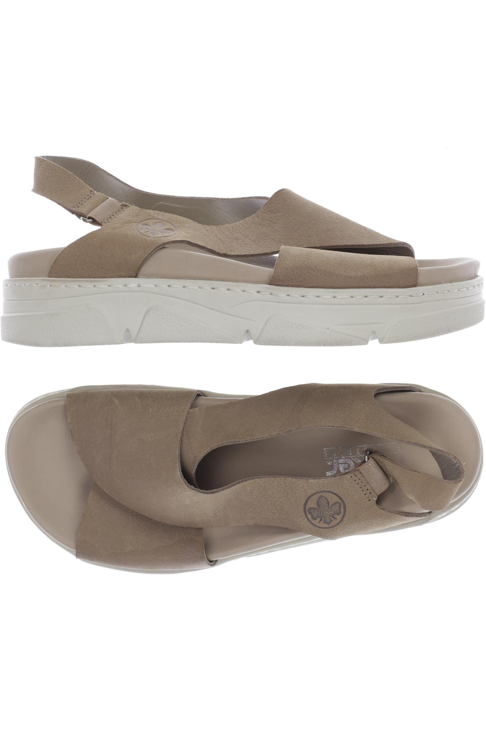 

Rieker Damen Sandale, beige, Gr. 38