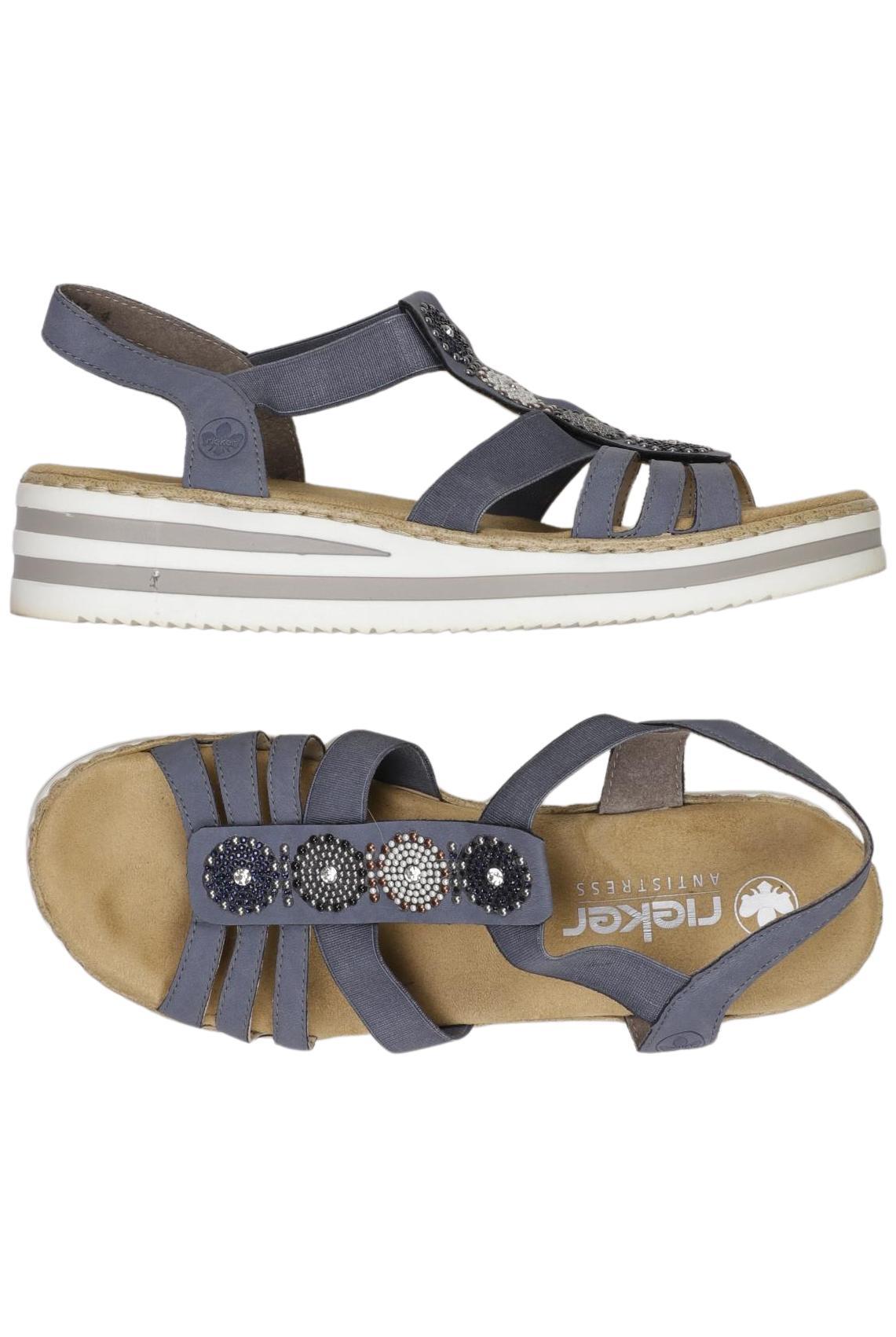

Rieker Damen Sandale, blau, Gr. 39