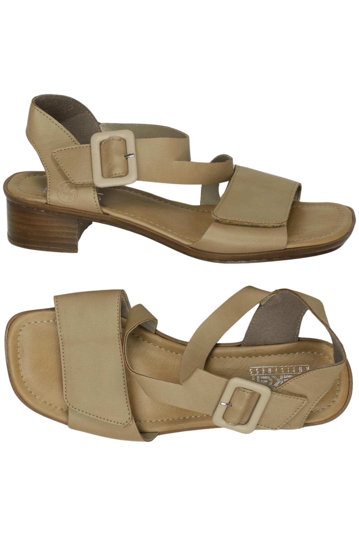 

Rieker Damen Sandale, beige, Gr. 37