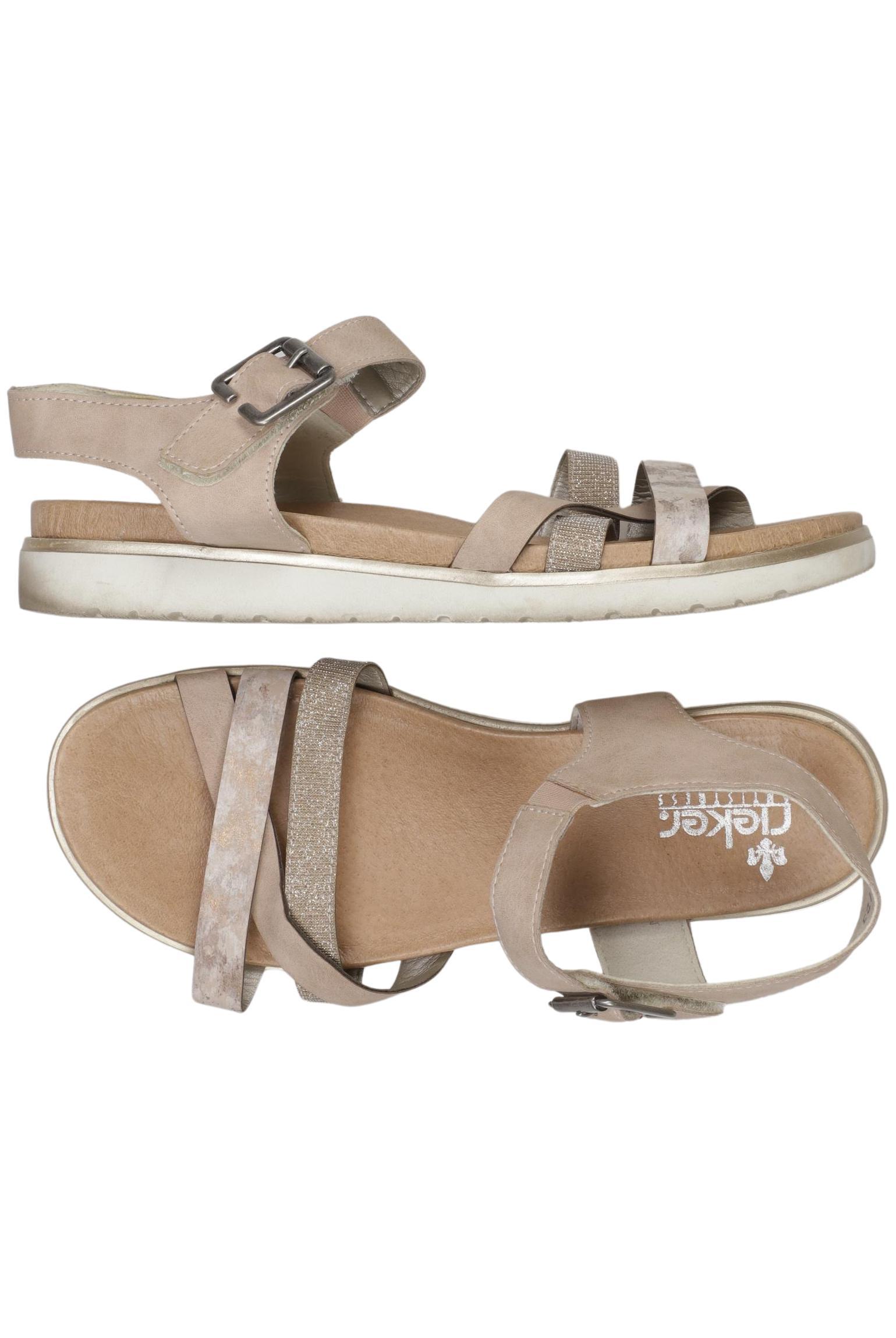 

Rieker Damen Sandale, beige, Gr. 39