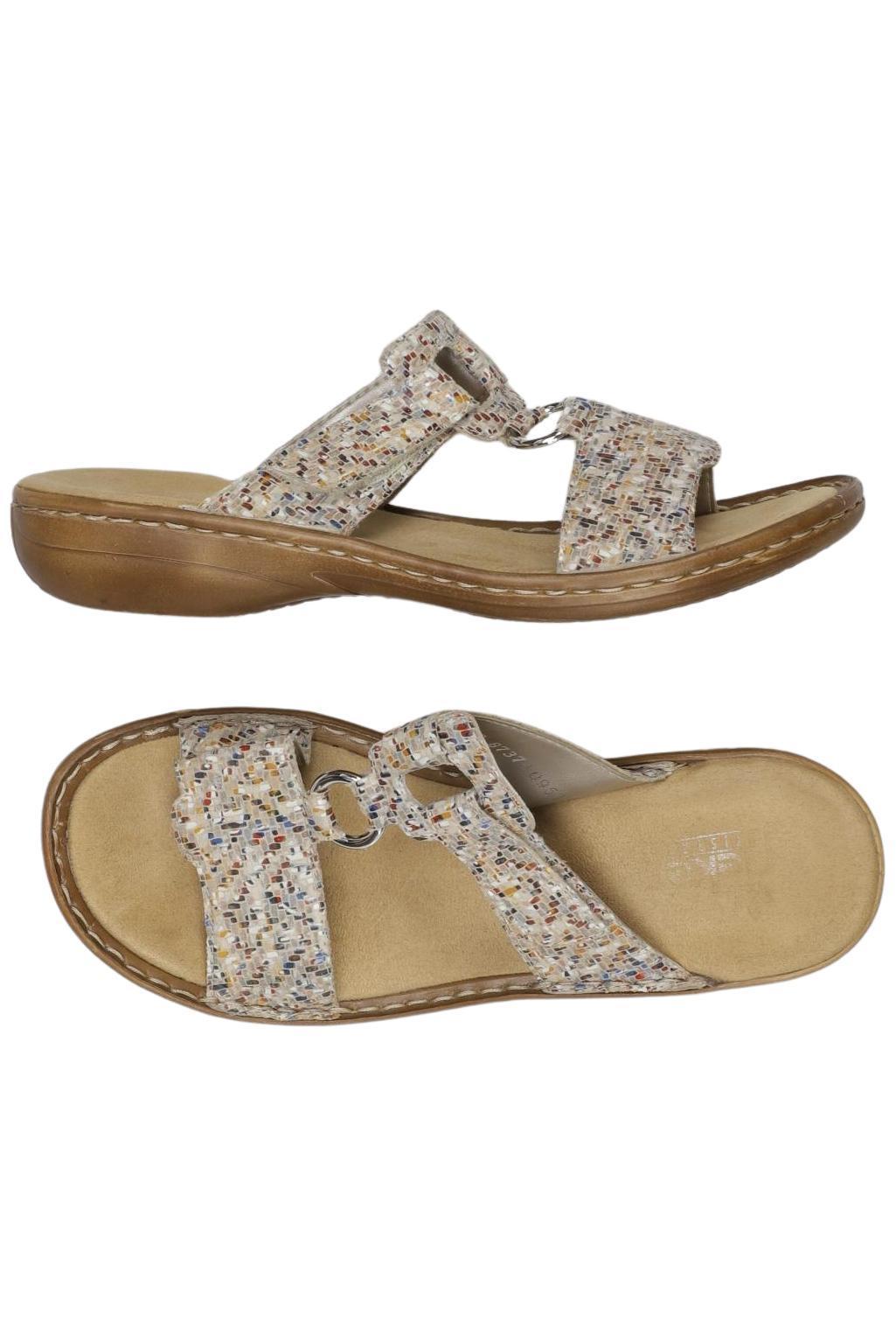 

Rieker Damen Sandale, beige, Gr. 39