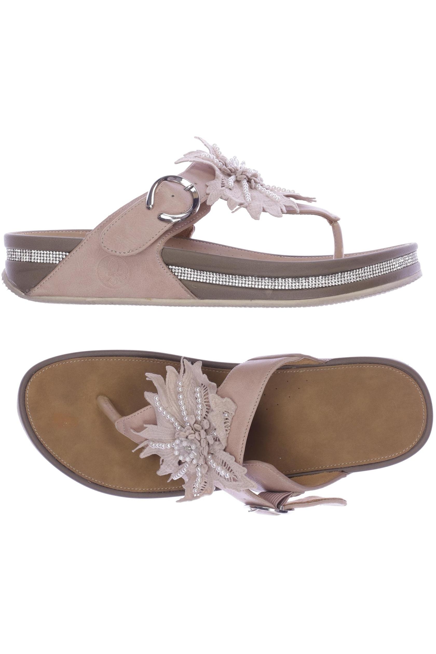 

Rieker Damen Sandale, beige, Gr. 42