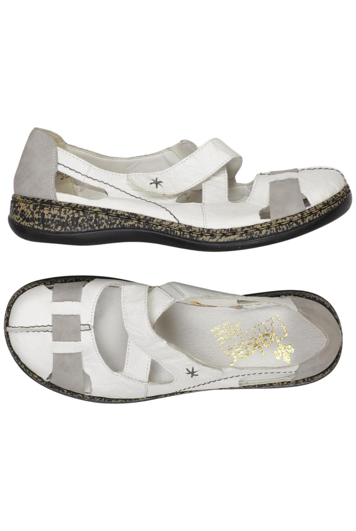 

Rieker Damen Sandale, weiß, Gr. 38