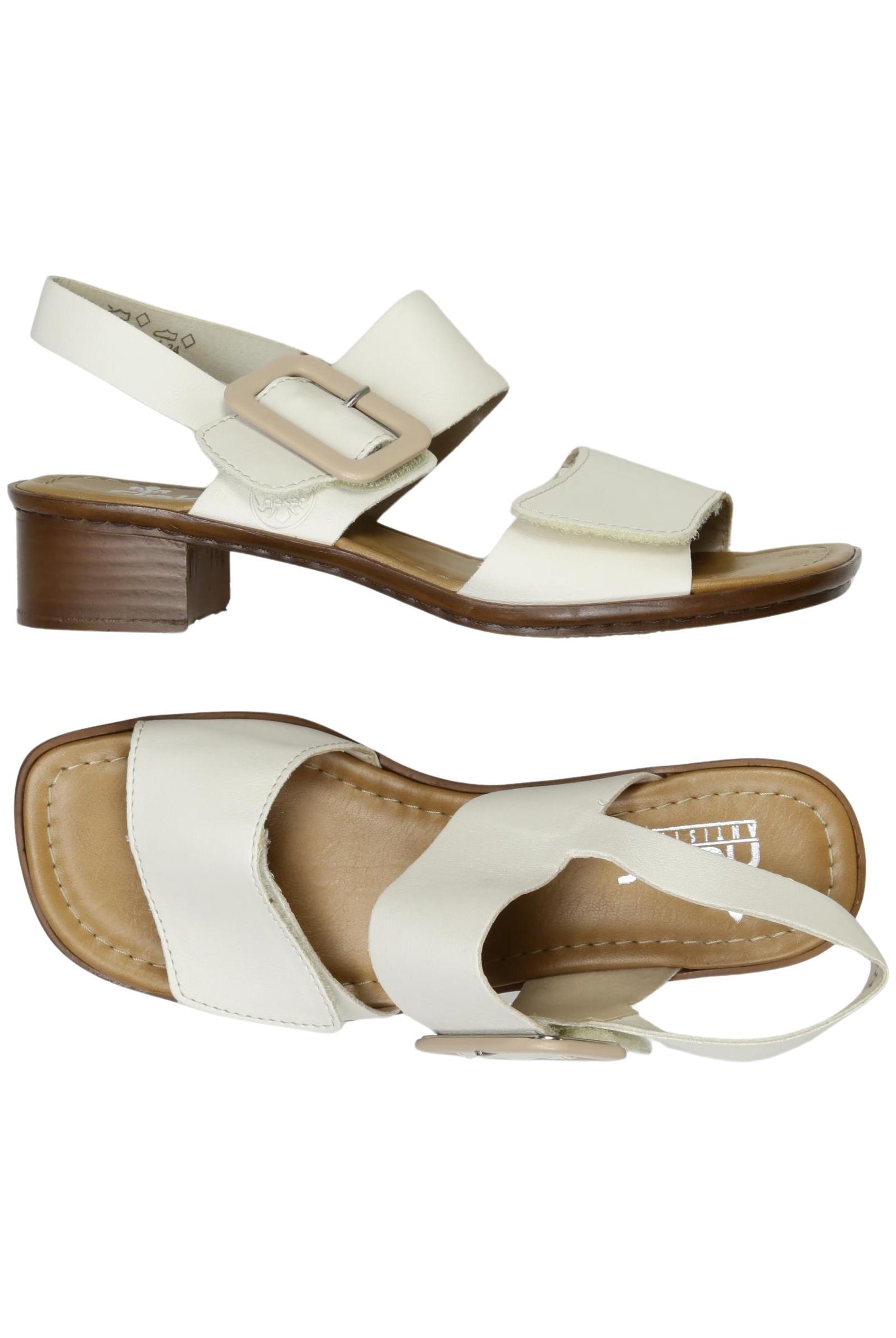 

Rieker Damen Sandale, cremeweiß, Gr. 37