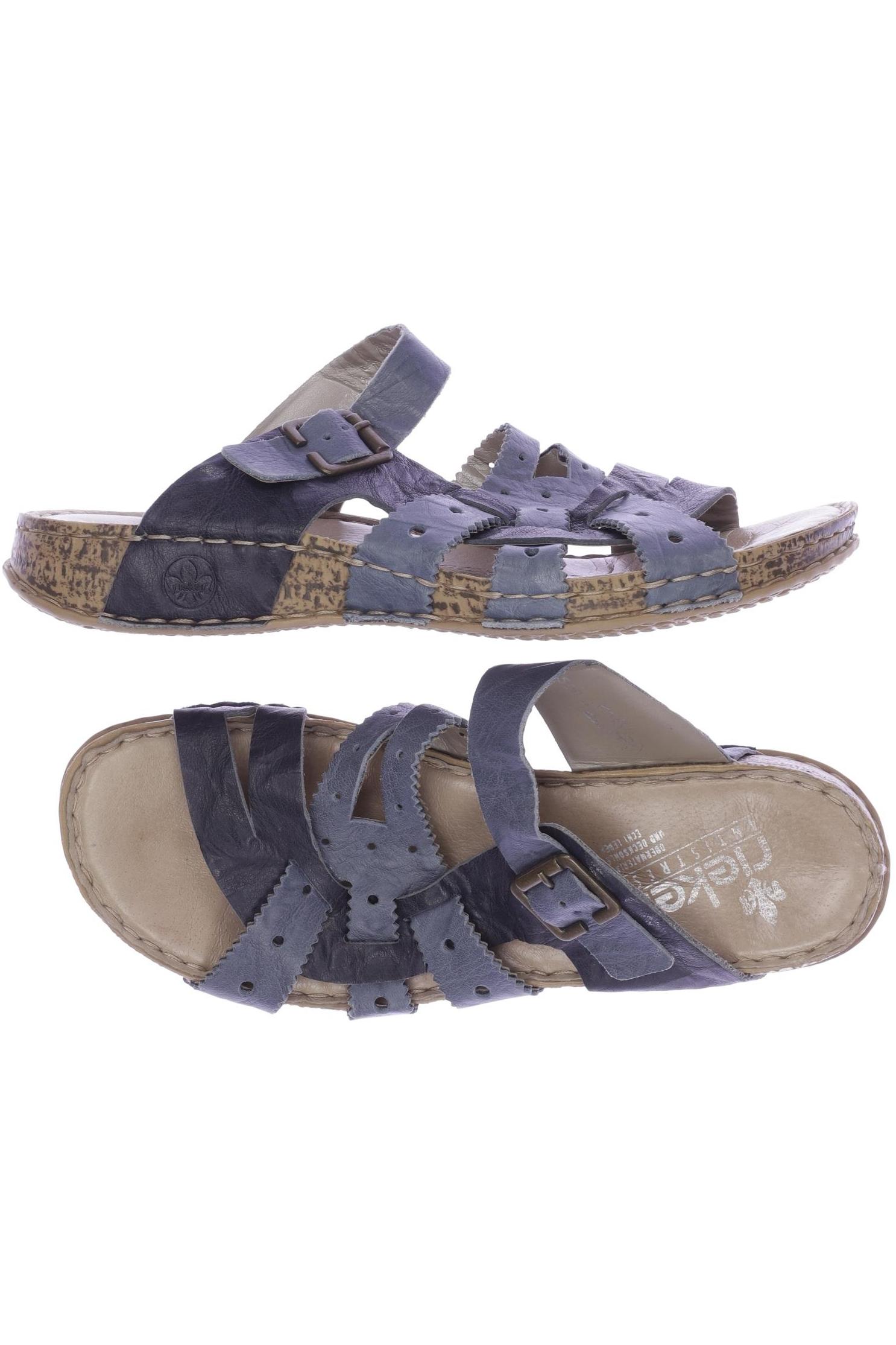 

Rieker Damen Sandale, blau, Gr. 42