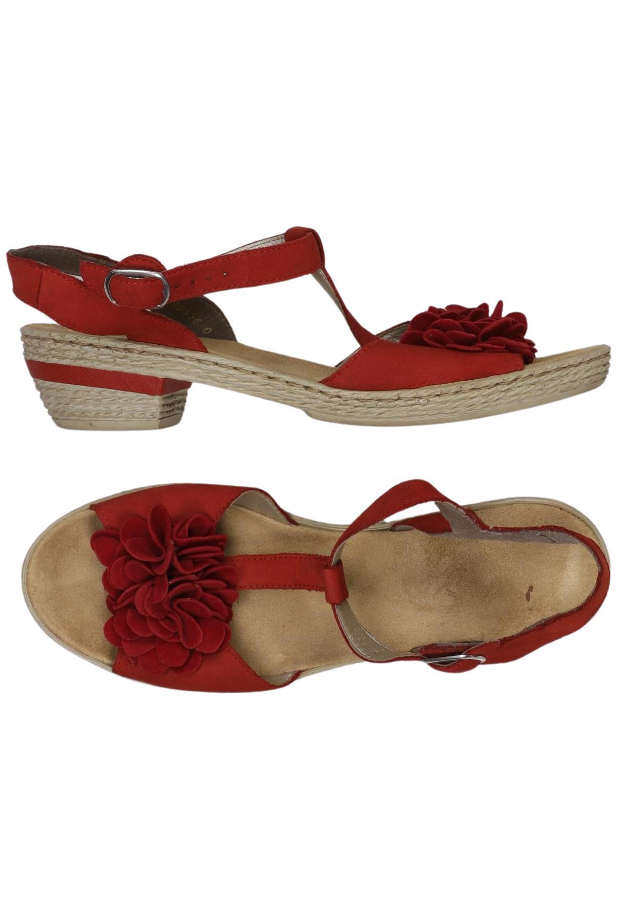 

Rieker Damen Sandale, rot, Gr. 39
