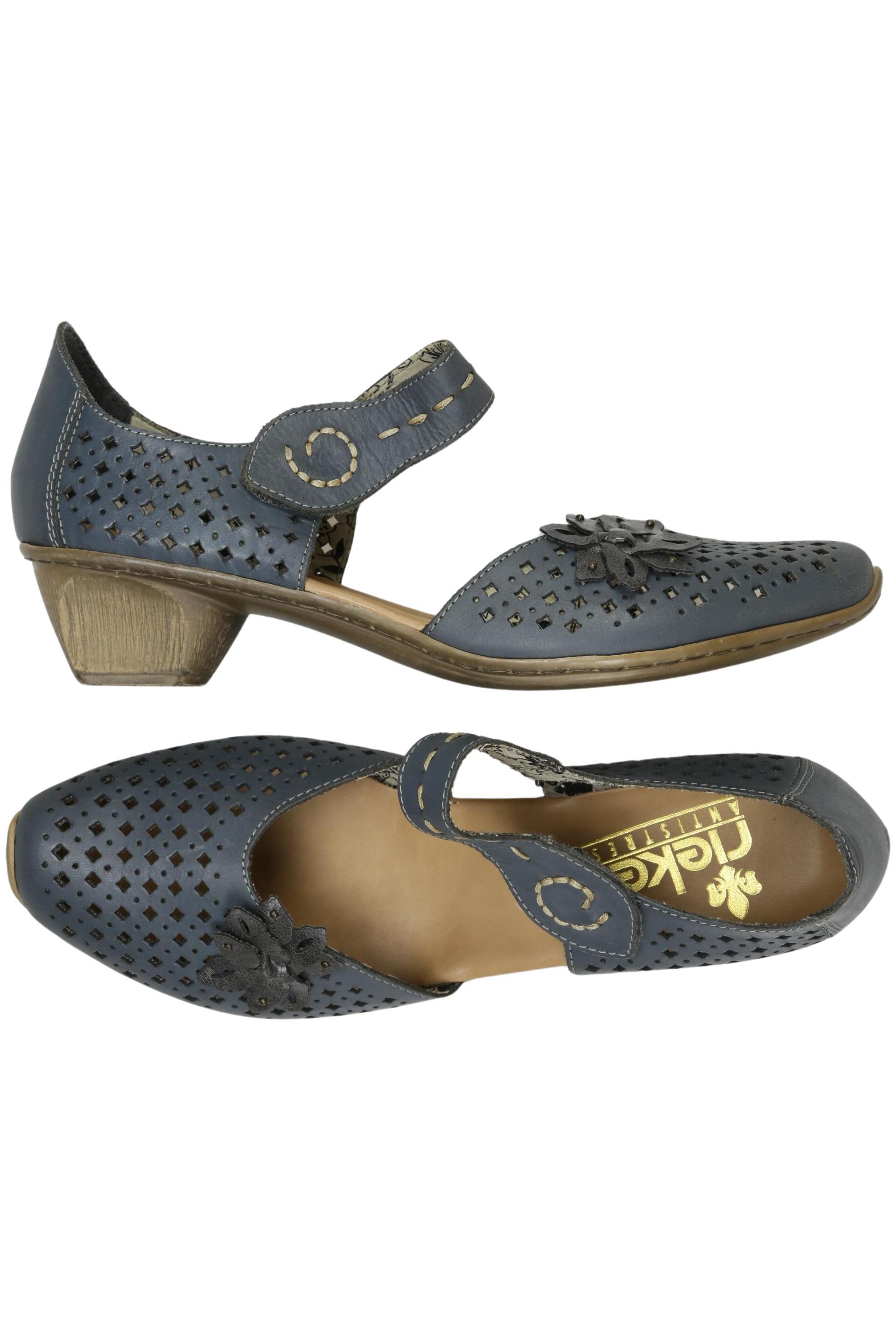 

Rieker Damen Sandale, marineblau, Gr. 40