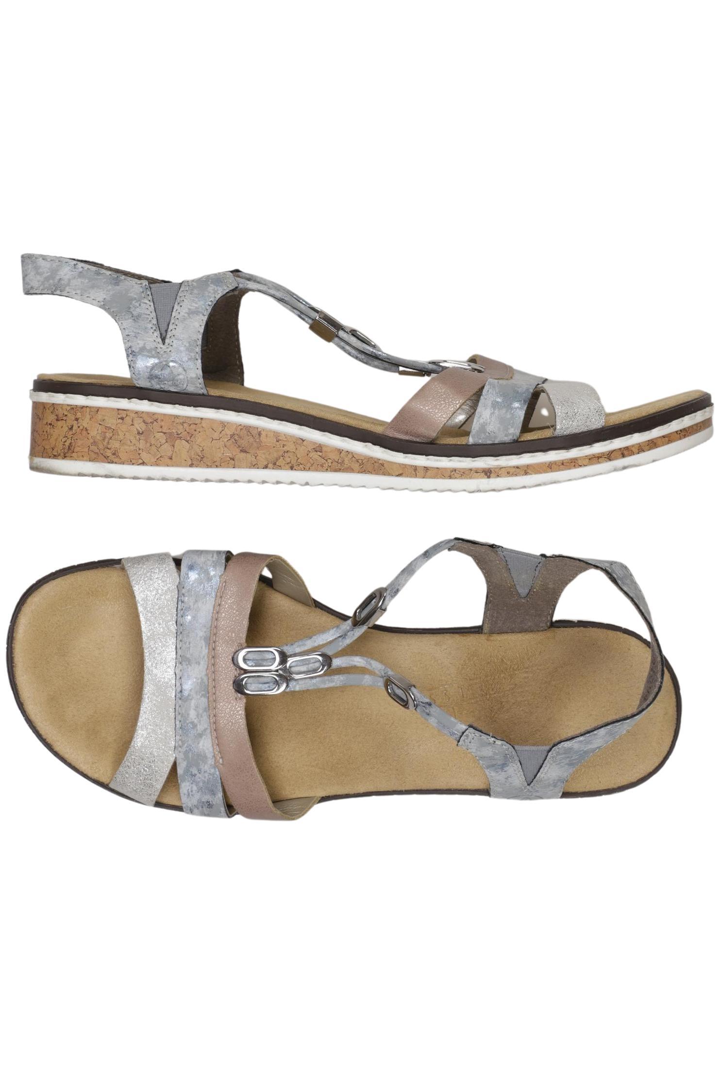 

Rieker Damen Sandale, grau, Gr. 39
