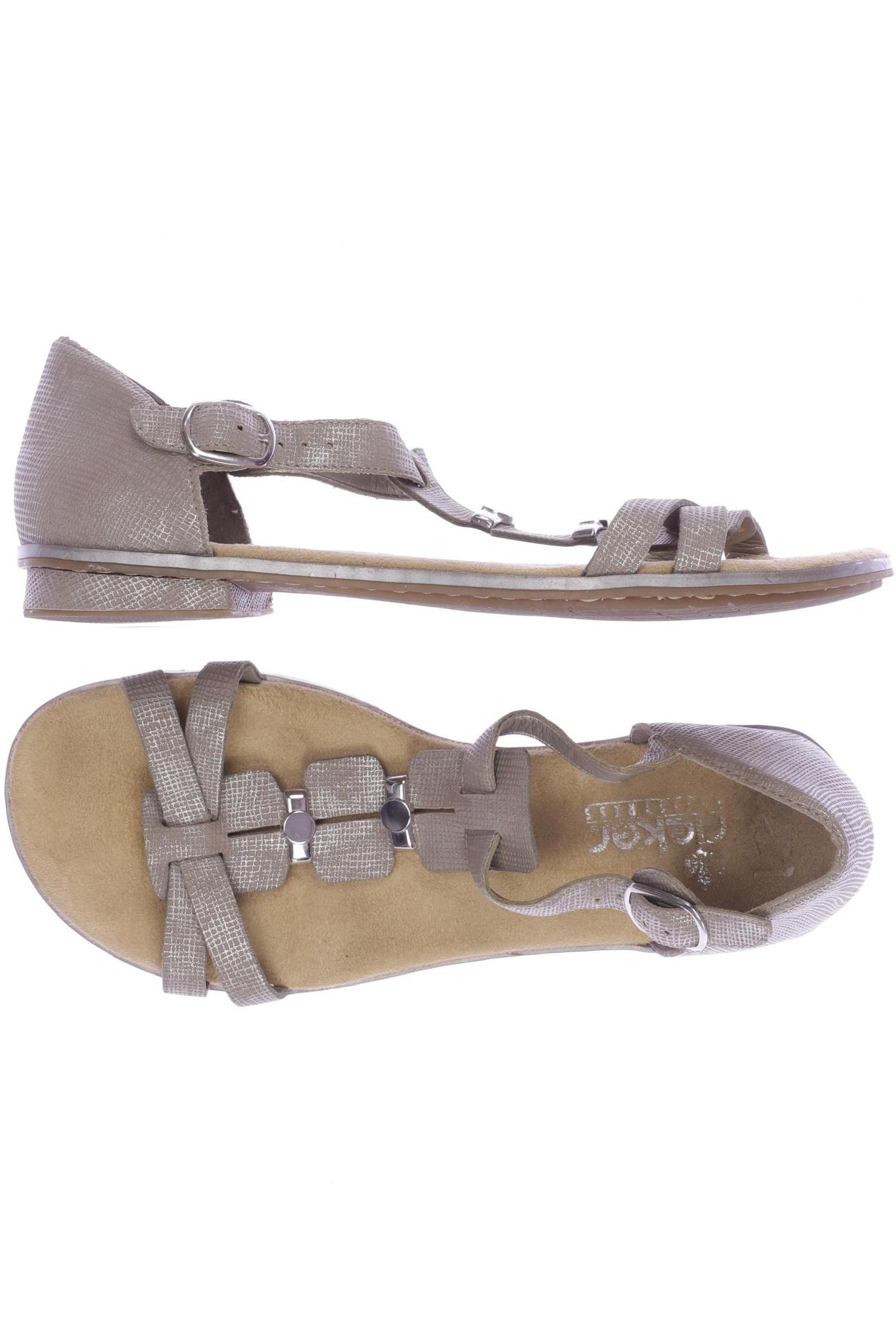 

Rieker Damen Sandale, beige, Gr. 37