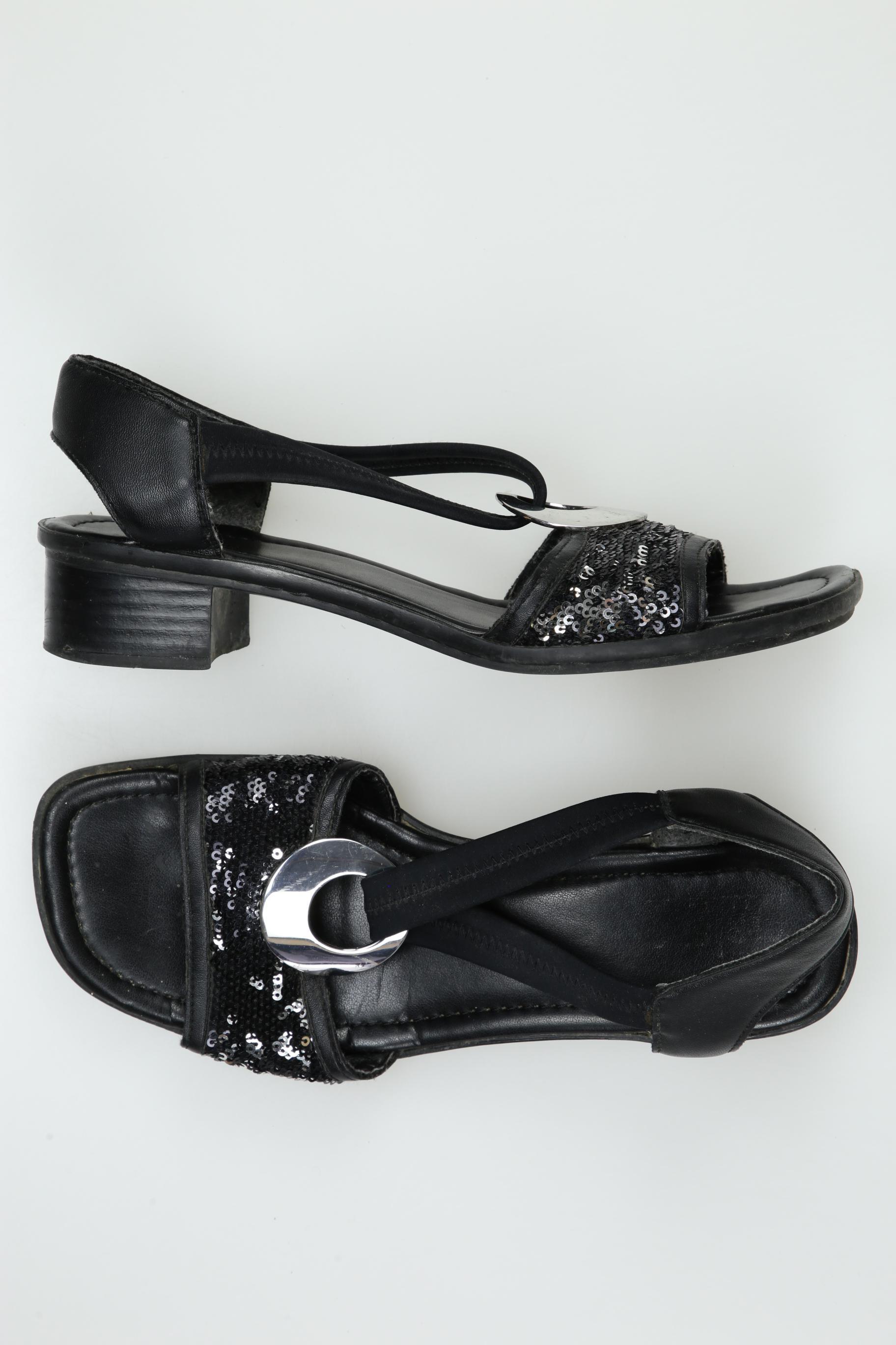 

Rieker Damen Sandale, schwarz, Gr. 38