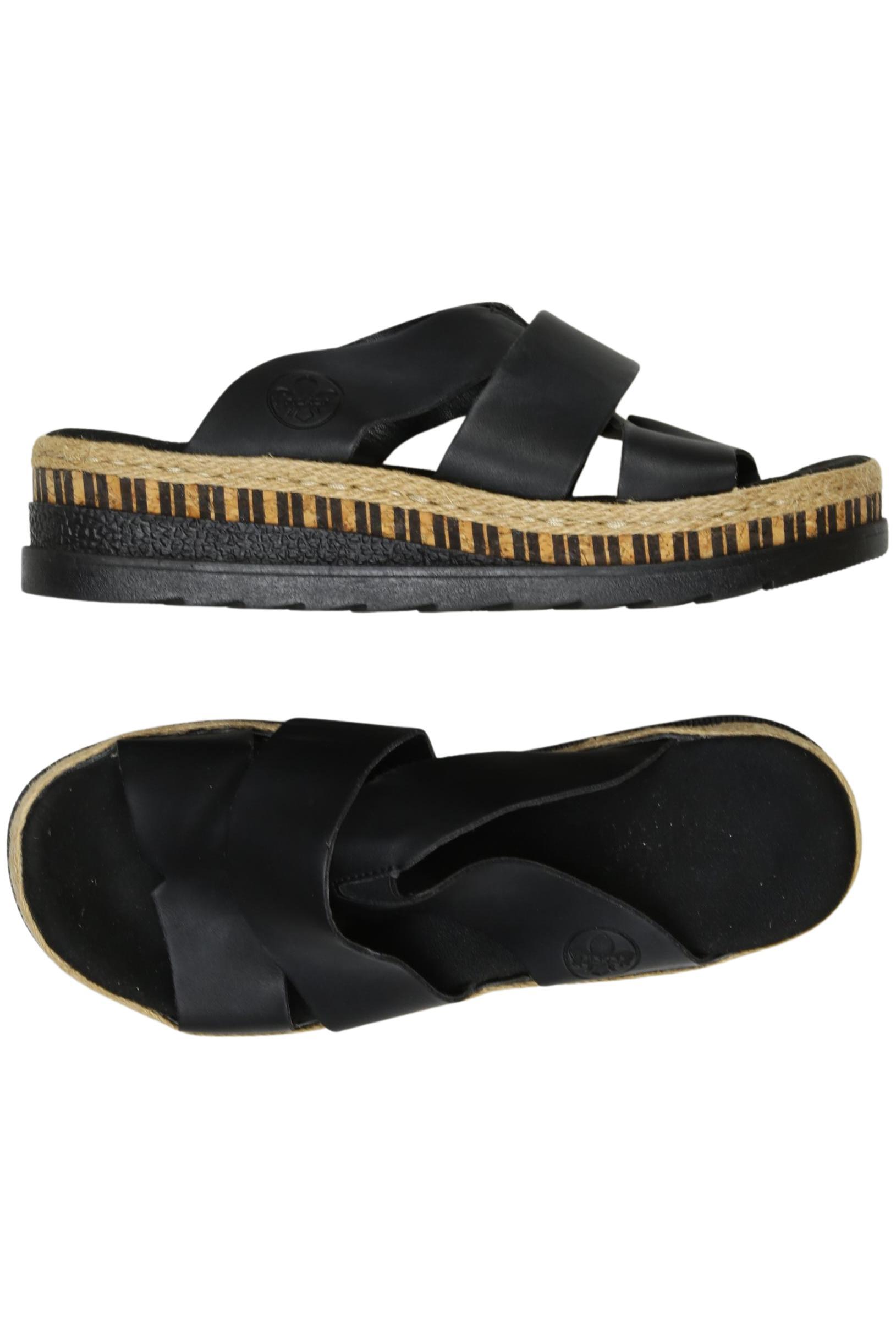 

Rieker Damen Sandale, schwarz, Gr. 39