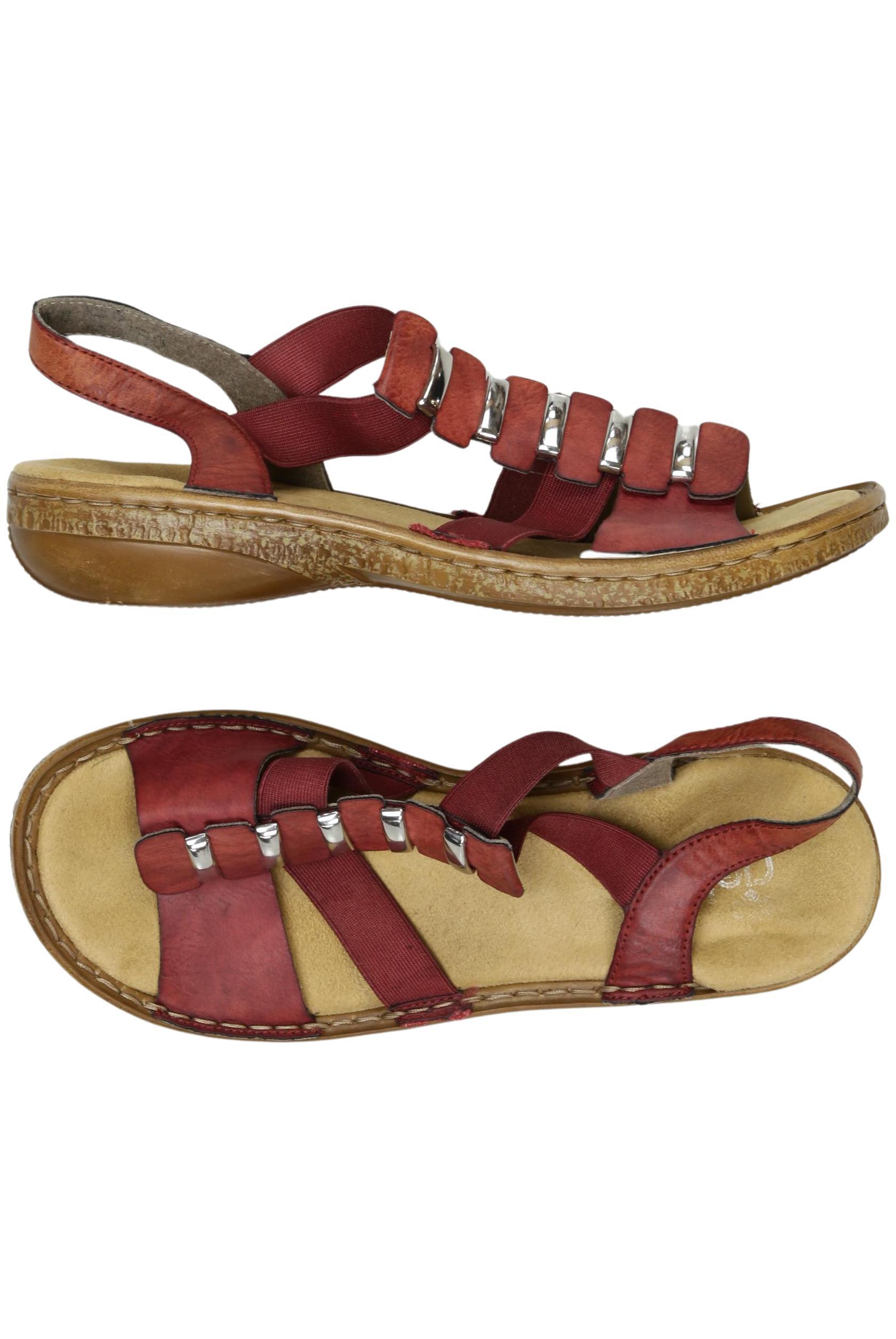 

Rieker Damen Sandale, bordeaux, Gr. 38