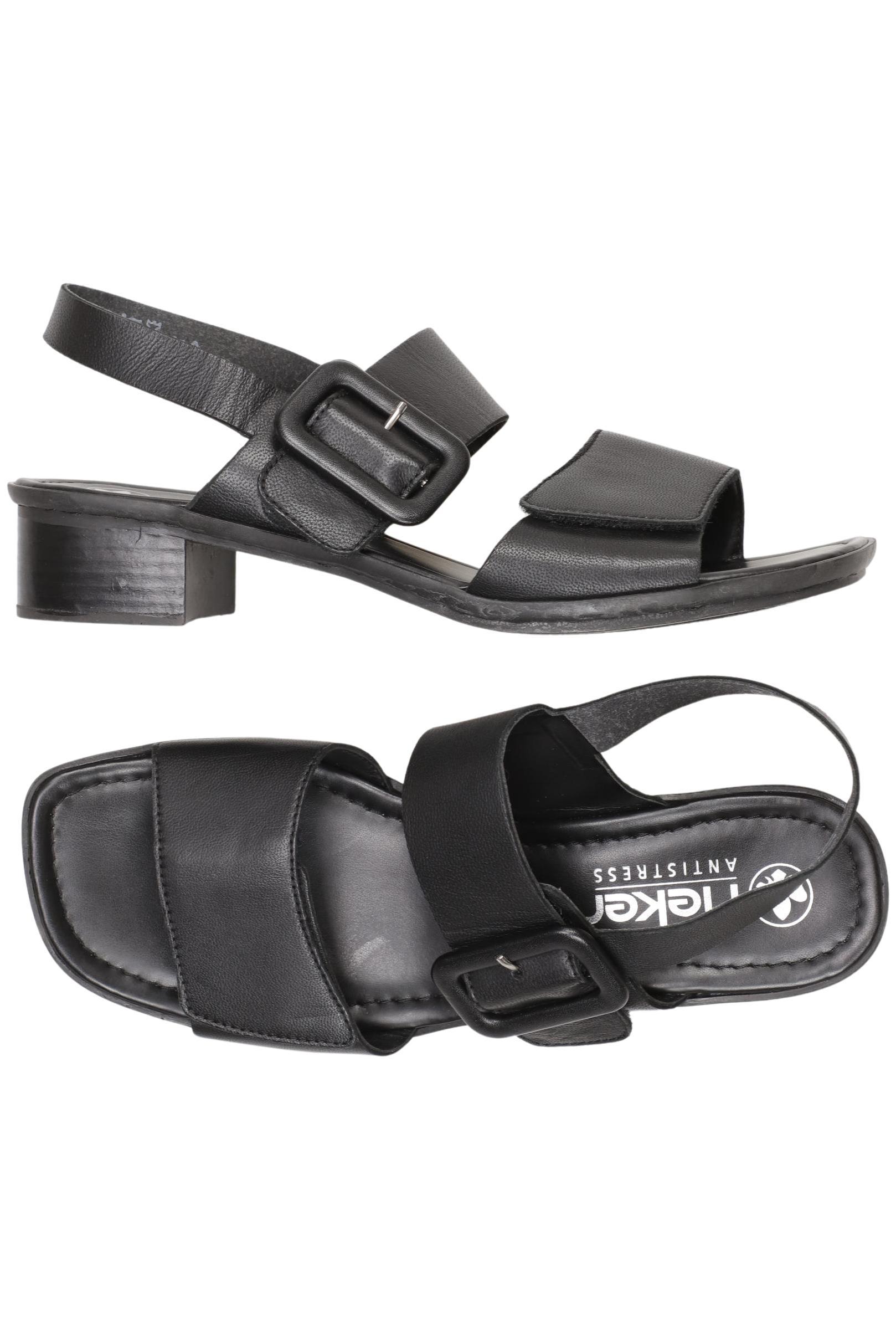 

Rieker Damen Sandale, schwarz, Gr. 41