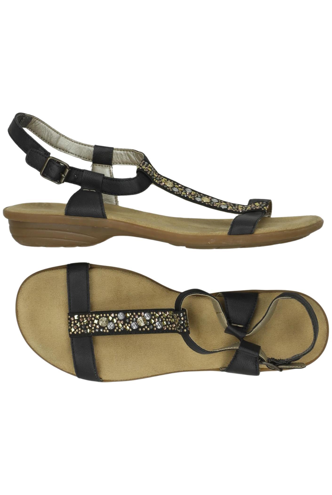 

Rieker Damen Sandale, schwarz, Gr. 39