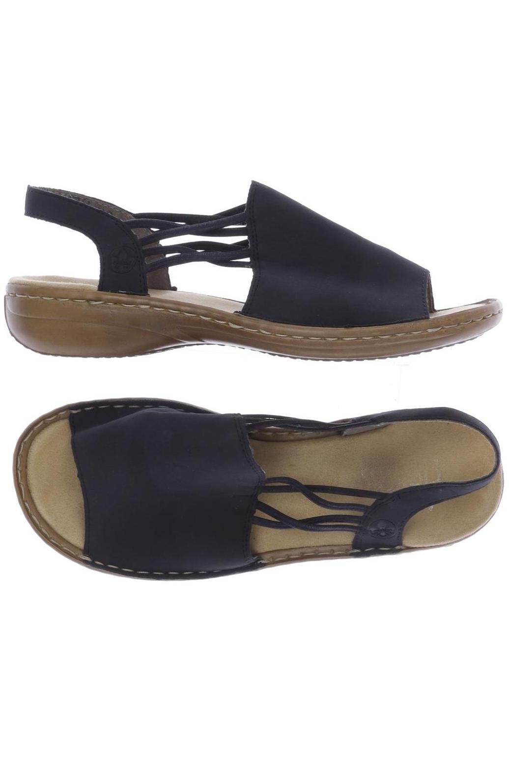 

Rieker Damen Sandale, marineblau, Gr. 38
