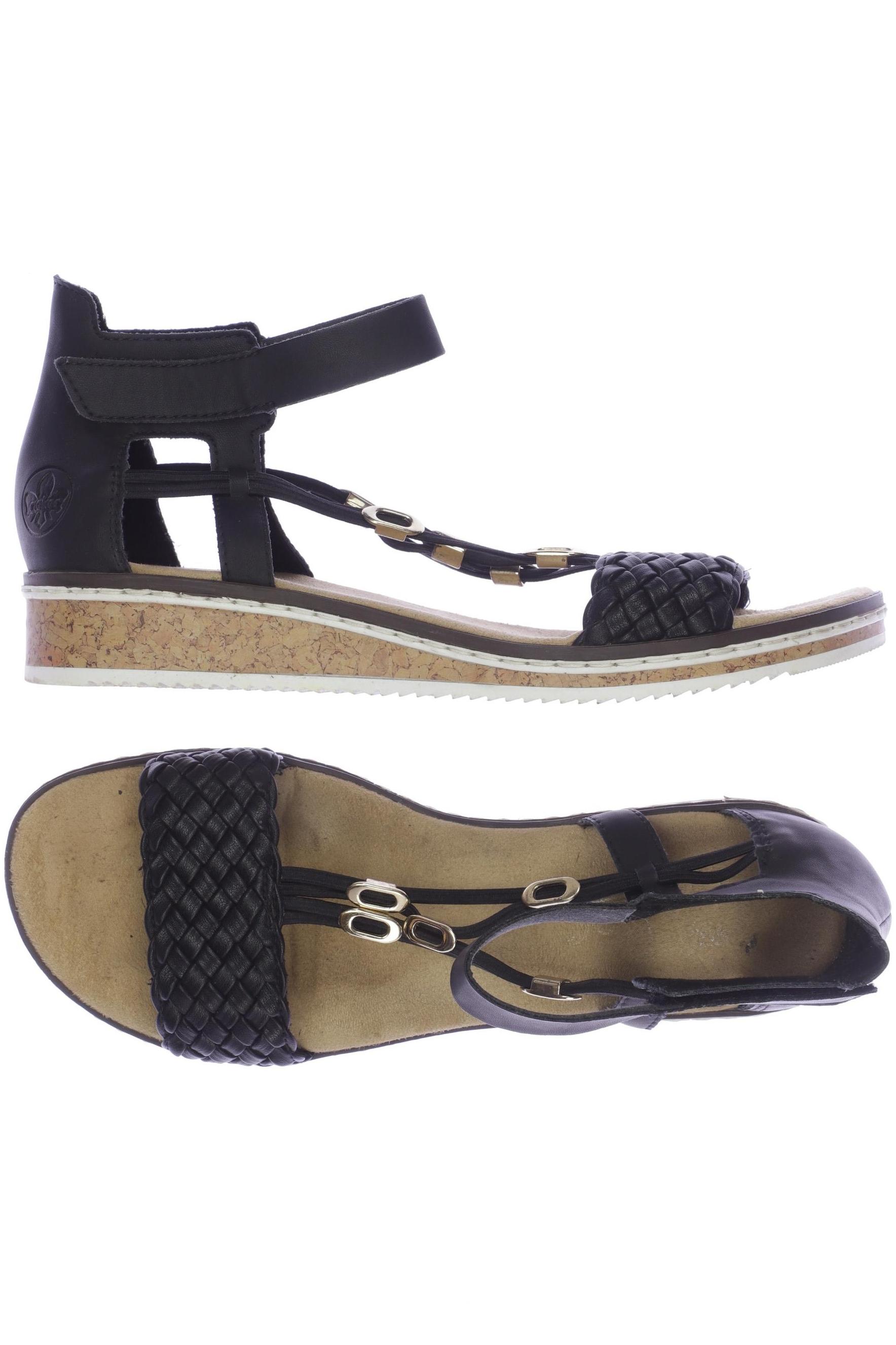 

Rieker Damen Sandale, schwarz, Gr. 42