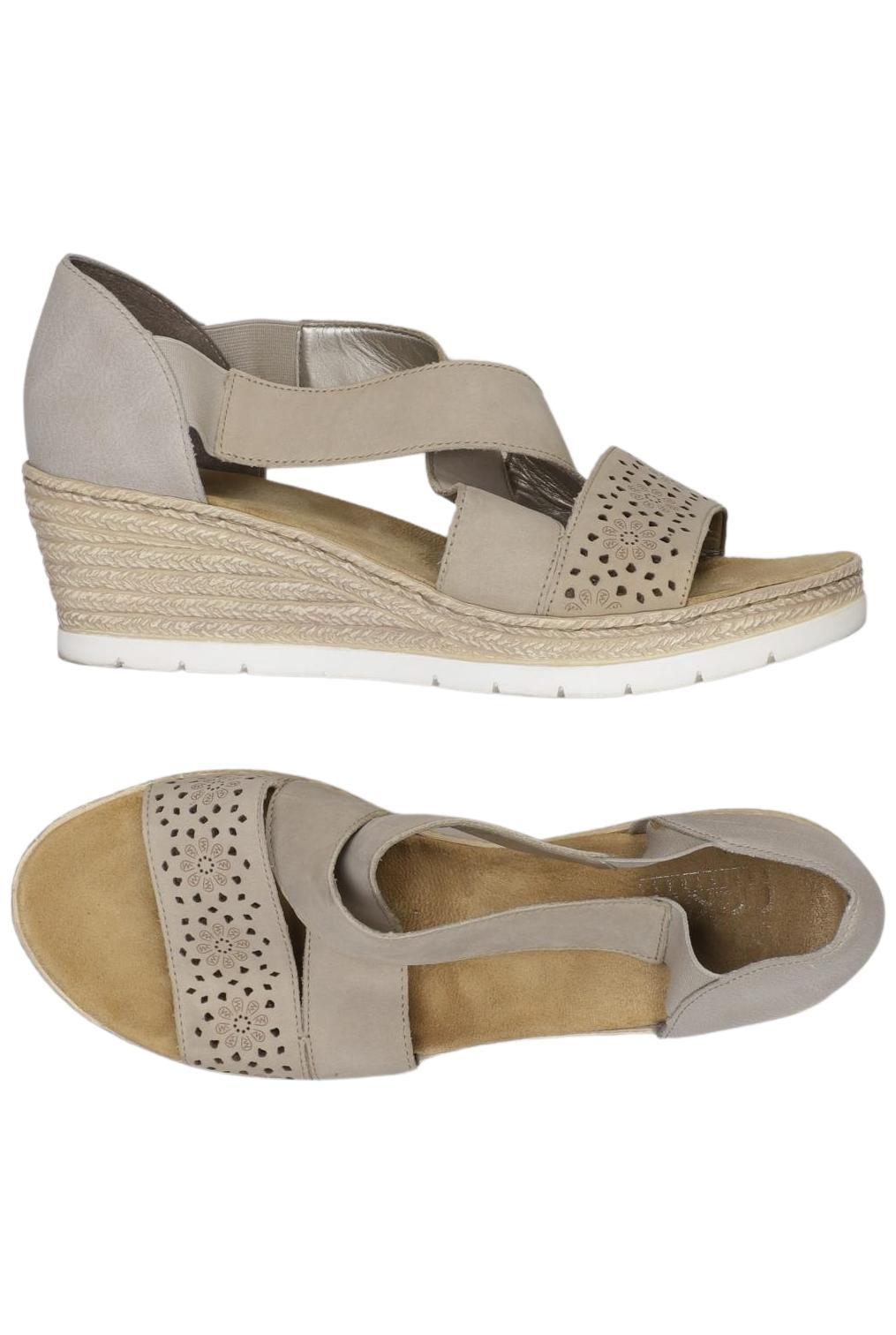 

Rieker Damen Sandale, beige, Gr. 40