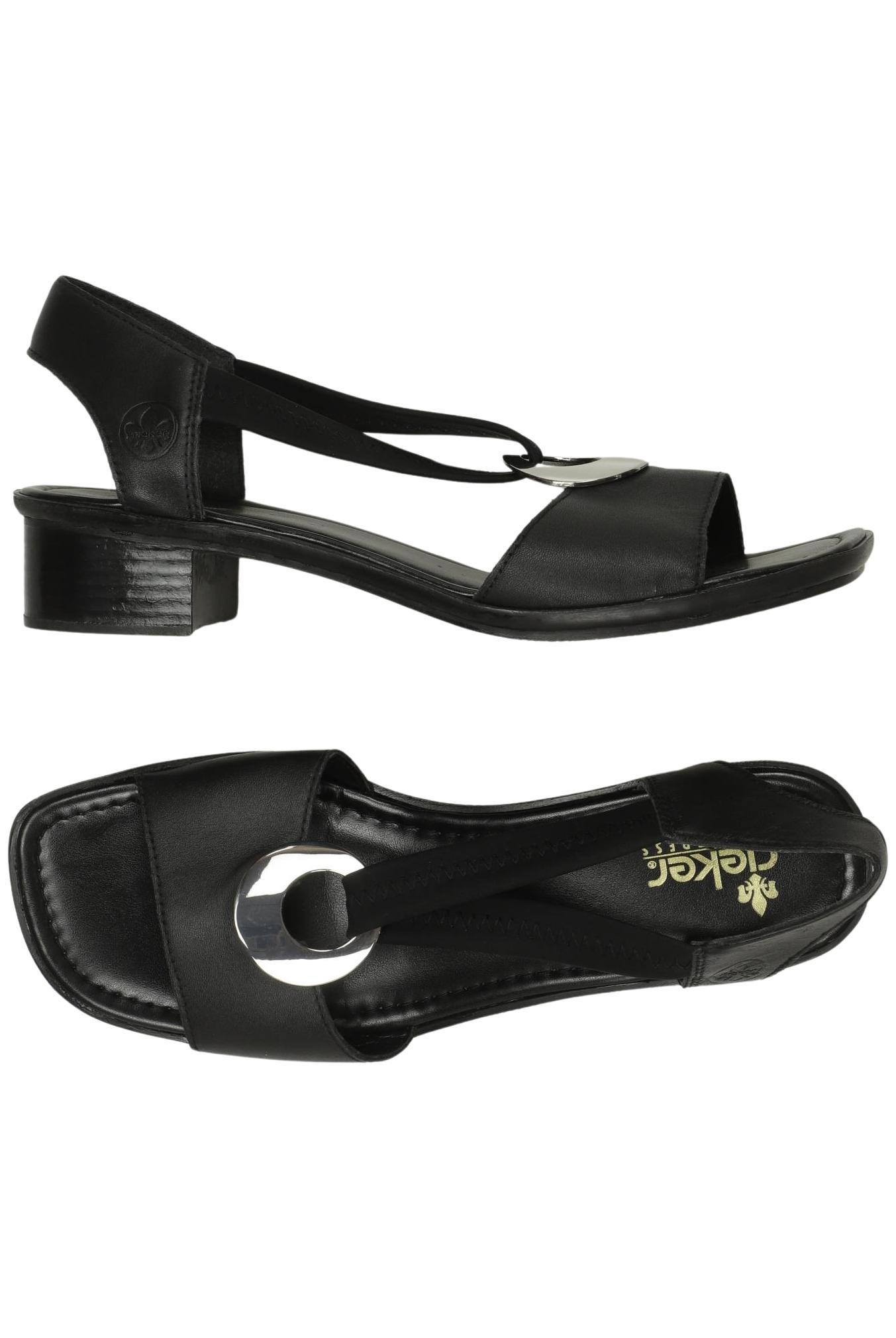 

Rieker Damen Sandale, schwarz, Gr. 41