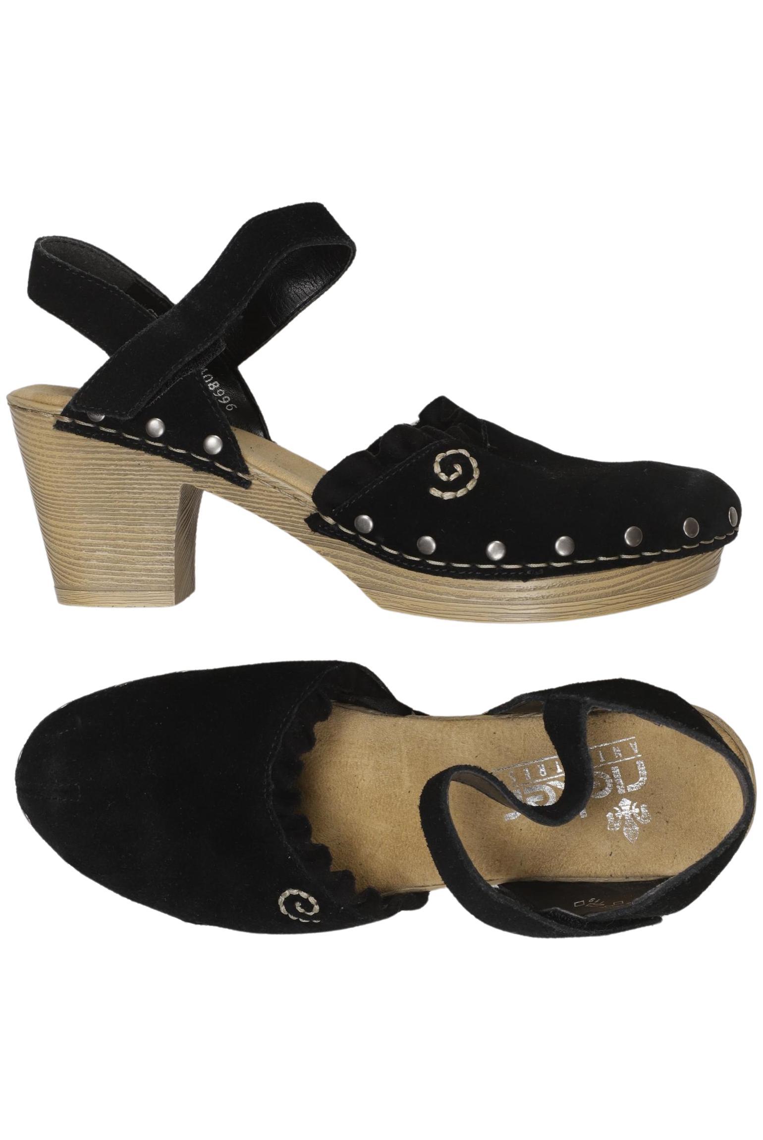 

Rieker Damen Sandale, schwarz, Gr. 40