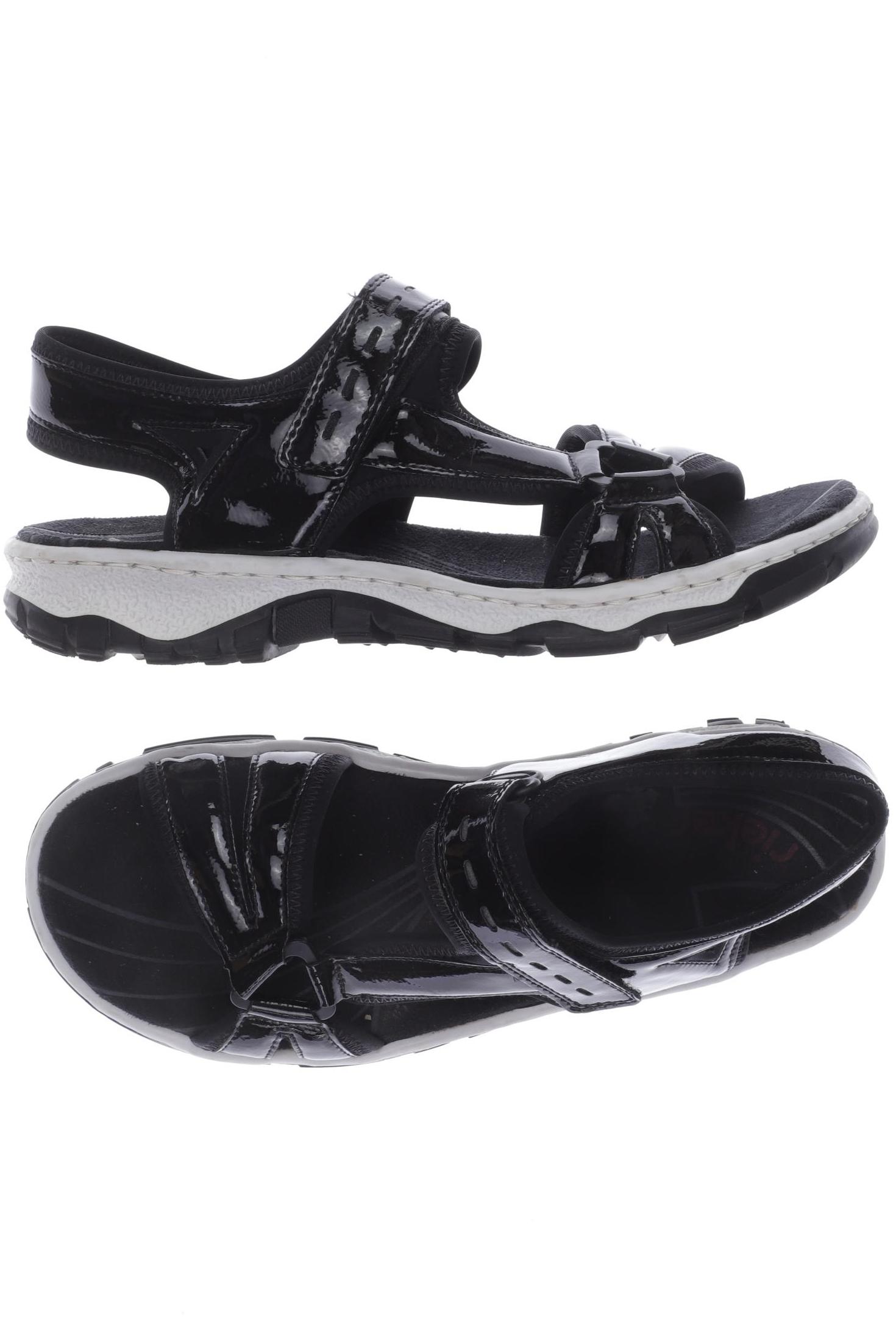 

Rieker Damen Sandale, schwarz