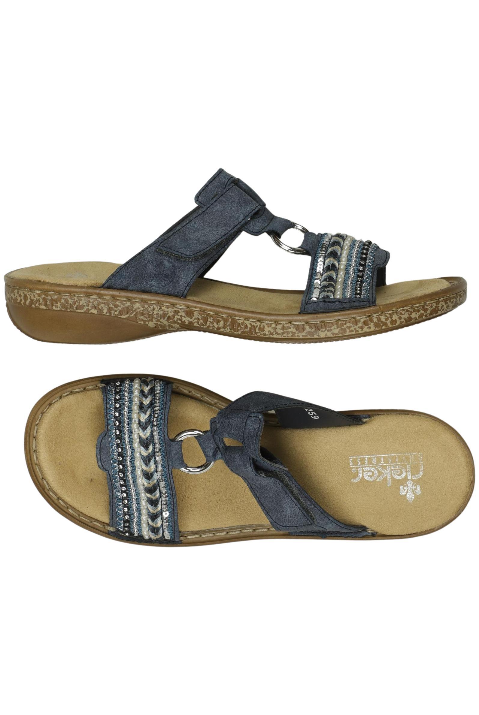 

Rieker Damen Sandale, blau, Gr. 37