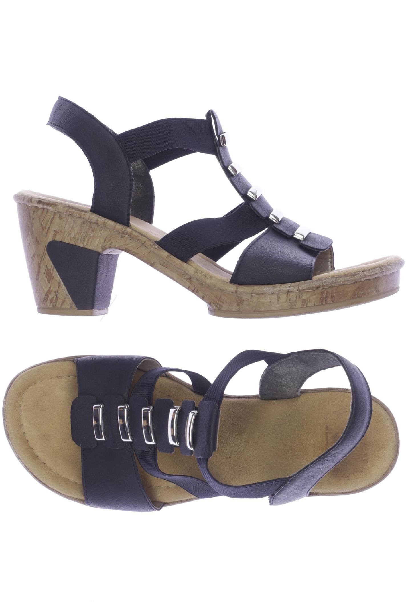 

Rieker Damen Sandale, marineblau, Gr. 37