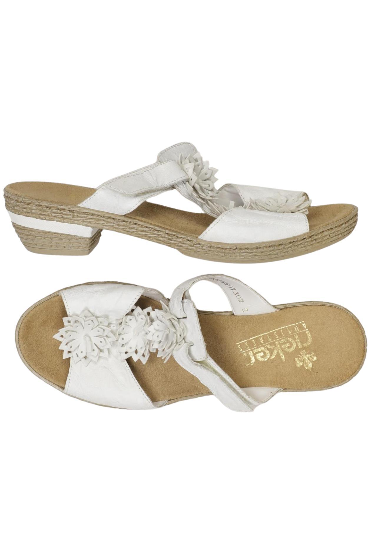 

Rieker Damen Sandale, weiß, Gr. 39