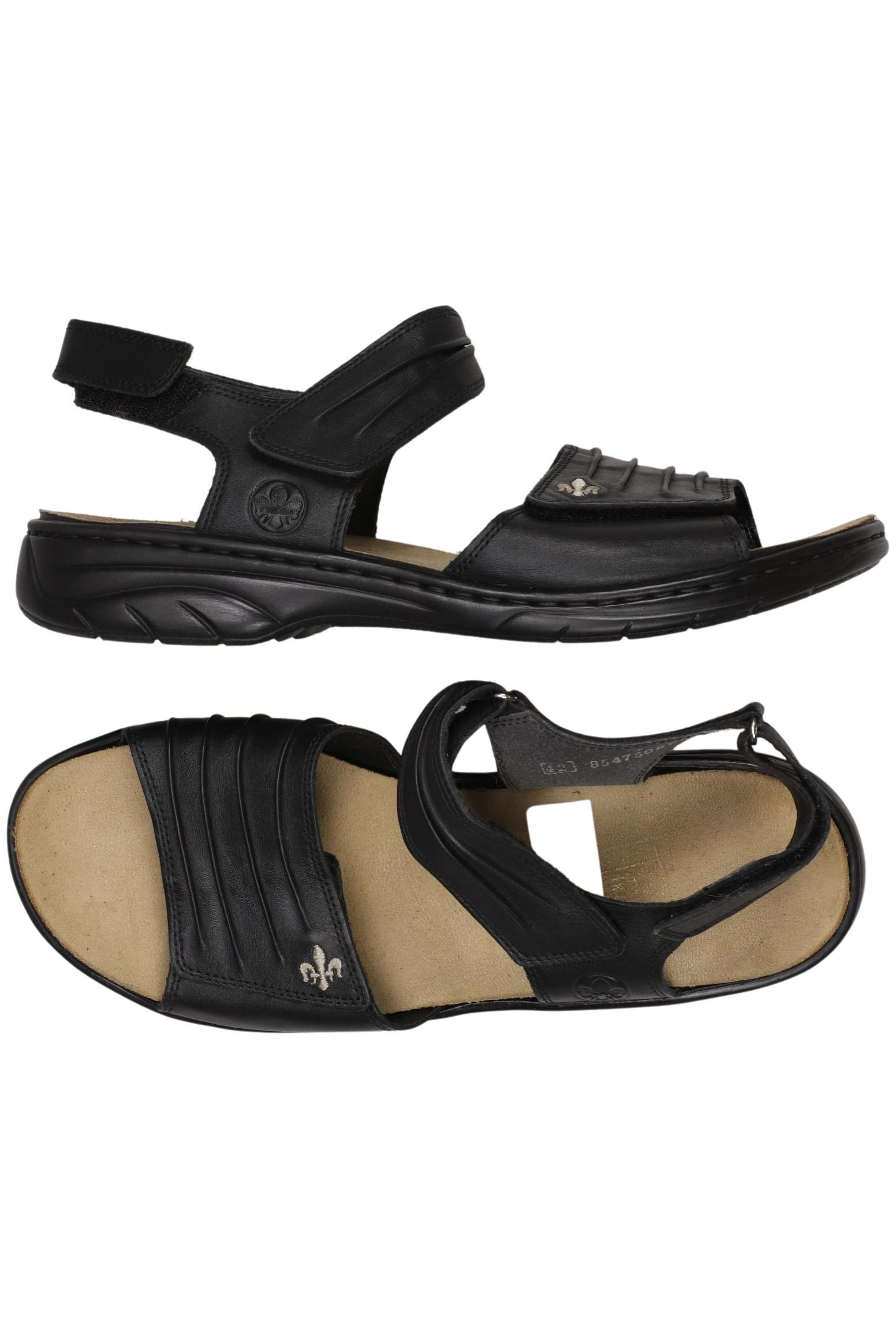 

Rieker Damen Sandale, schwarz, Gr. 42