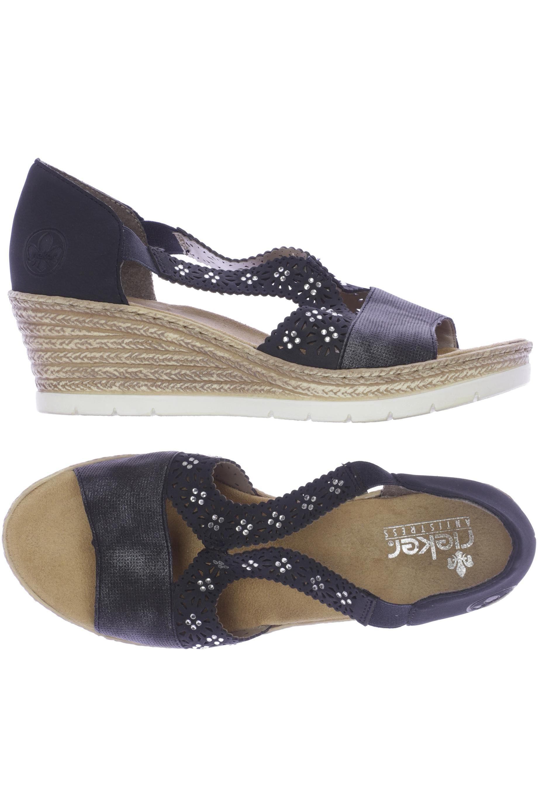 

Rieker Damen Sandale, marineblau, Gr. 38