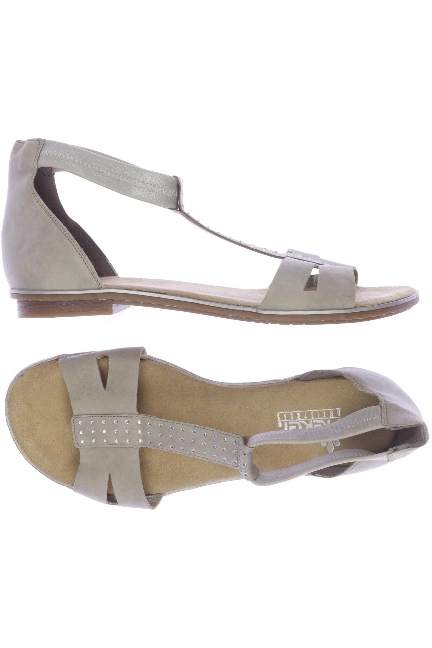

Rieker Damen Sandale, beige, Gr. 38