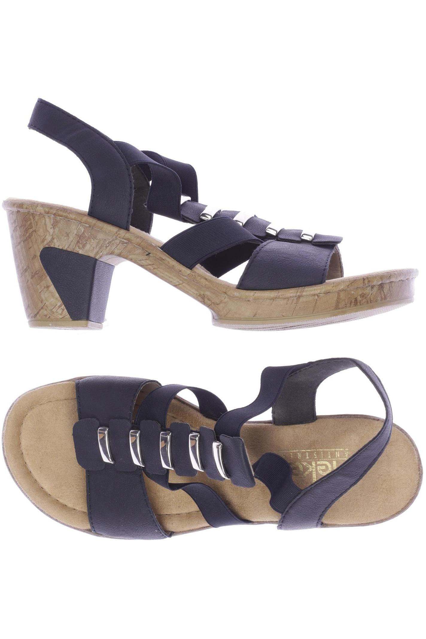 

Rieker Damen Sandale, marineblau, Gr. 37