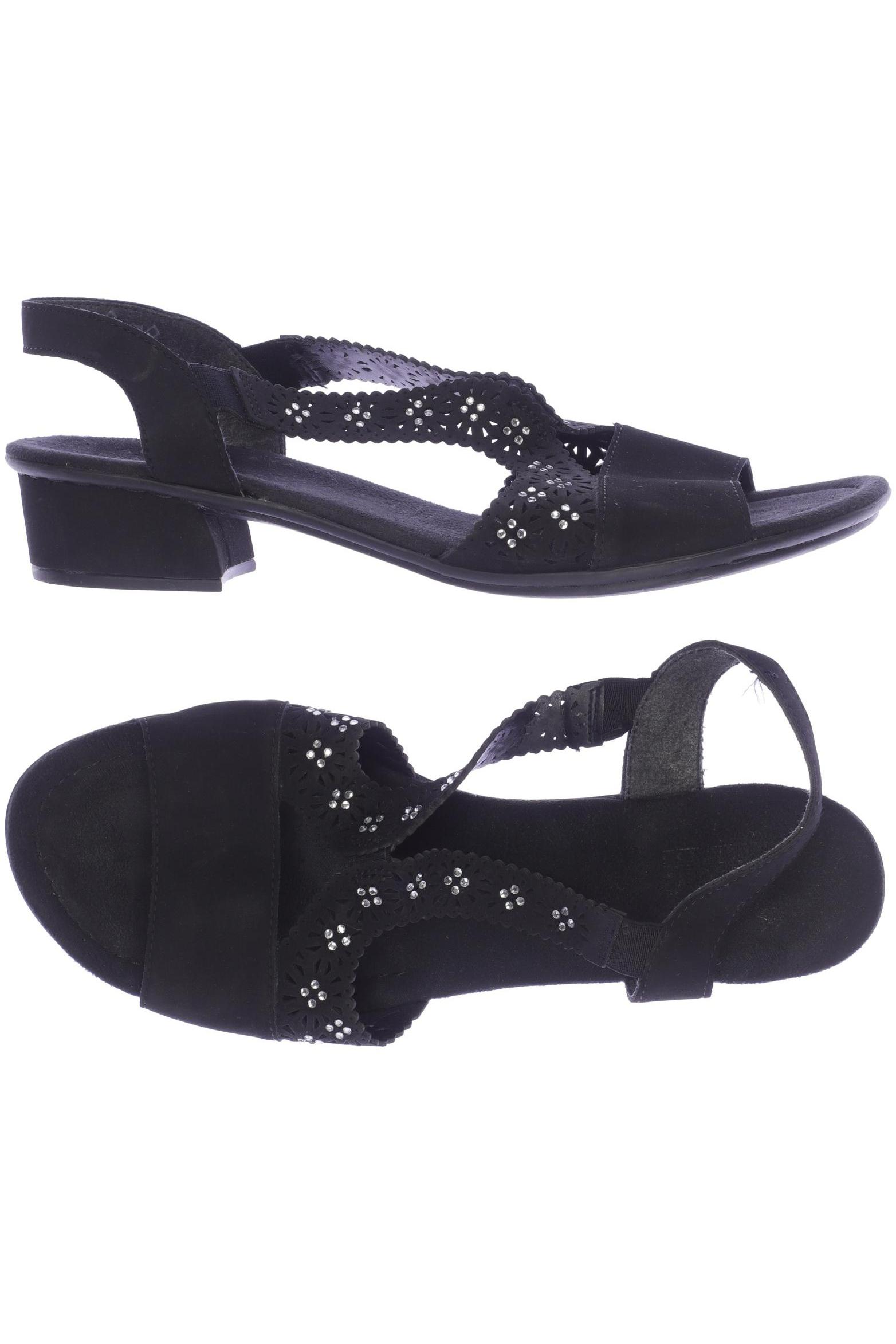 

Rieker Damen Sandale, schwarz, Gr. 42