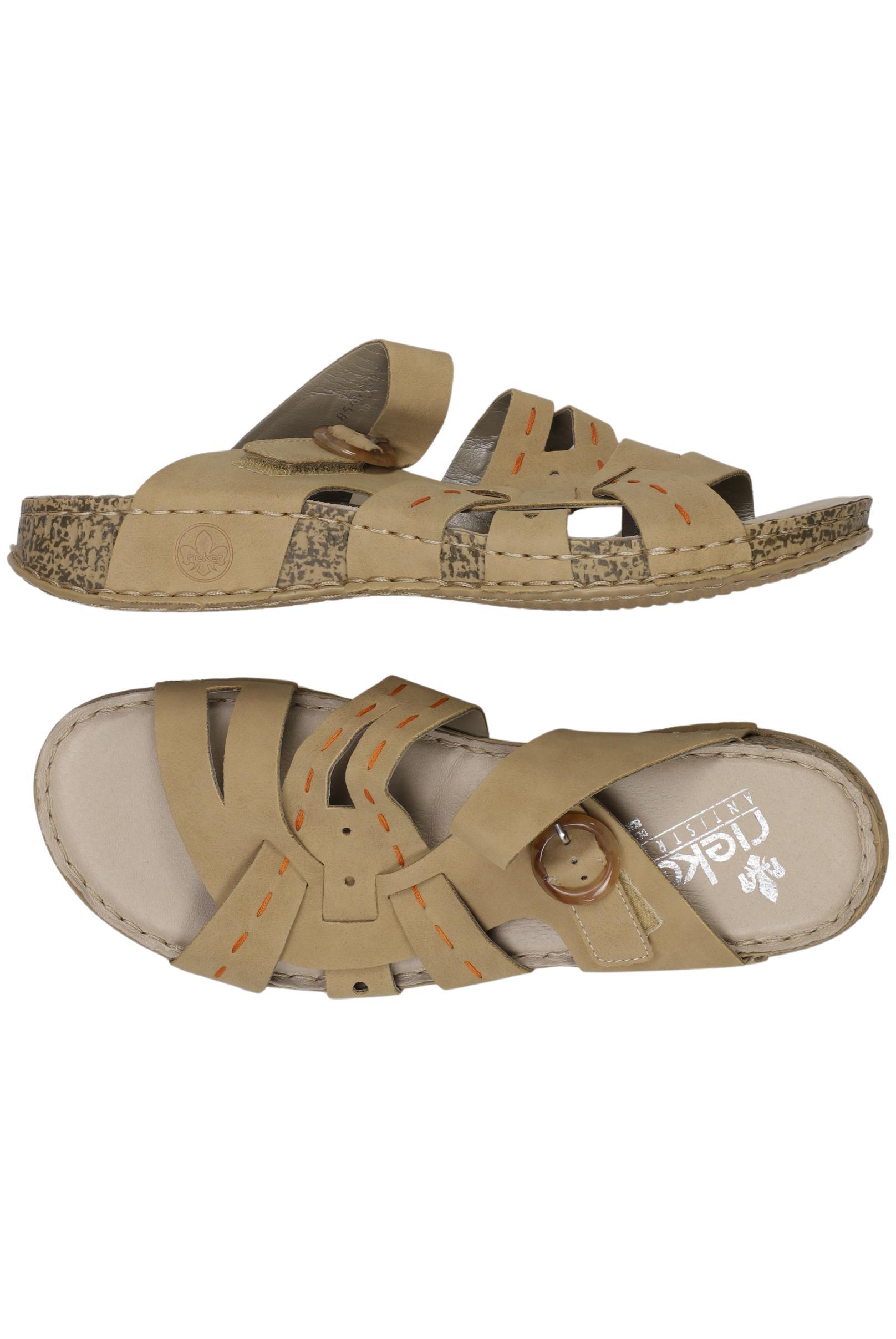 

Rieker Damen Sandale, beige, Gr. 42