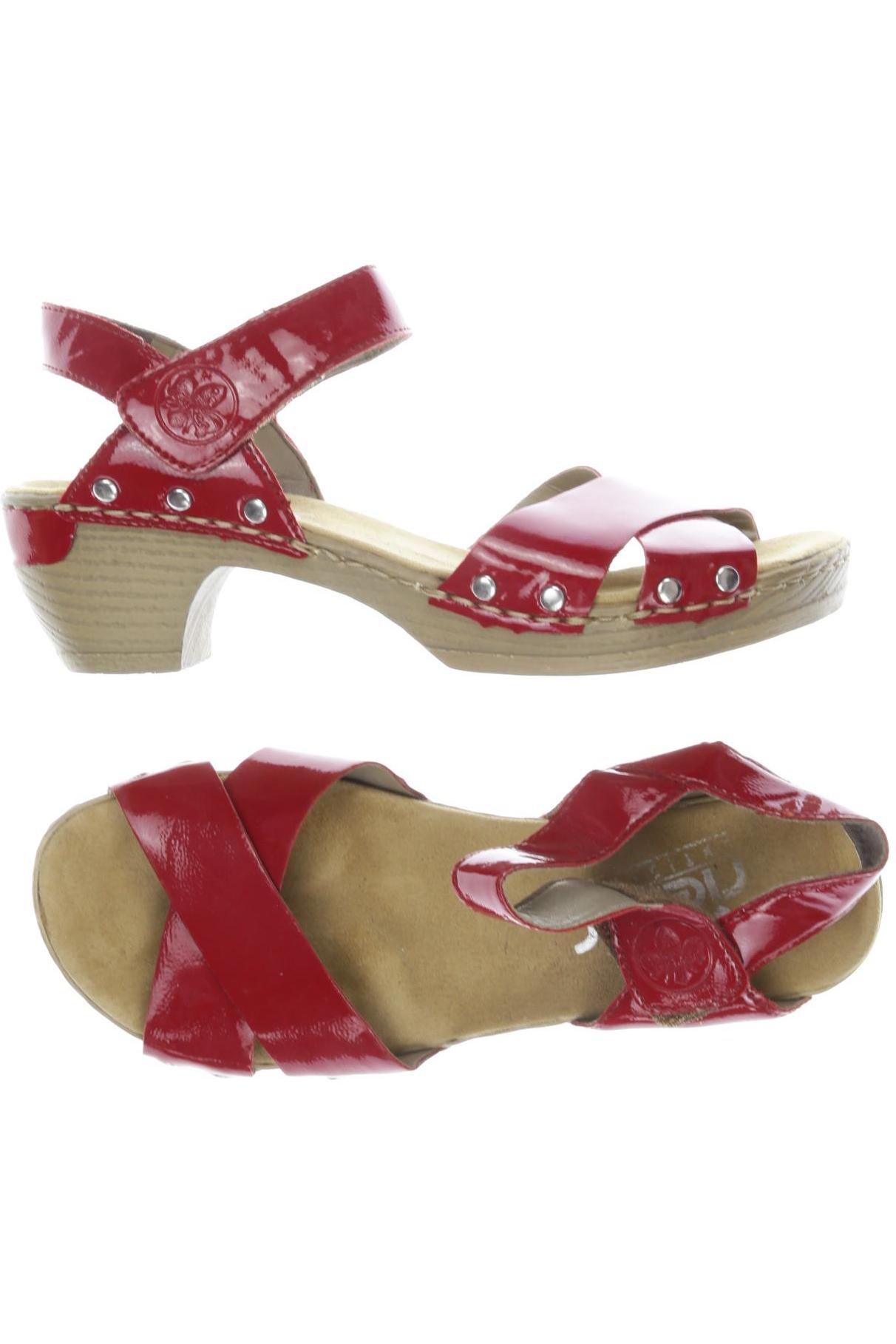 

Rieker Damen Sandale, rot, Gr. 37