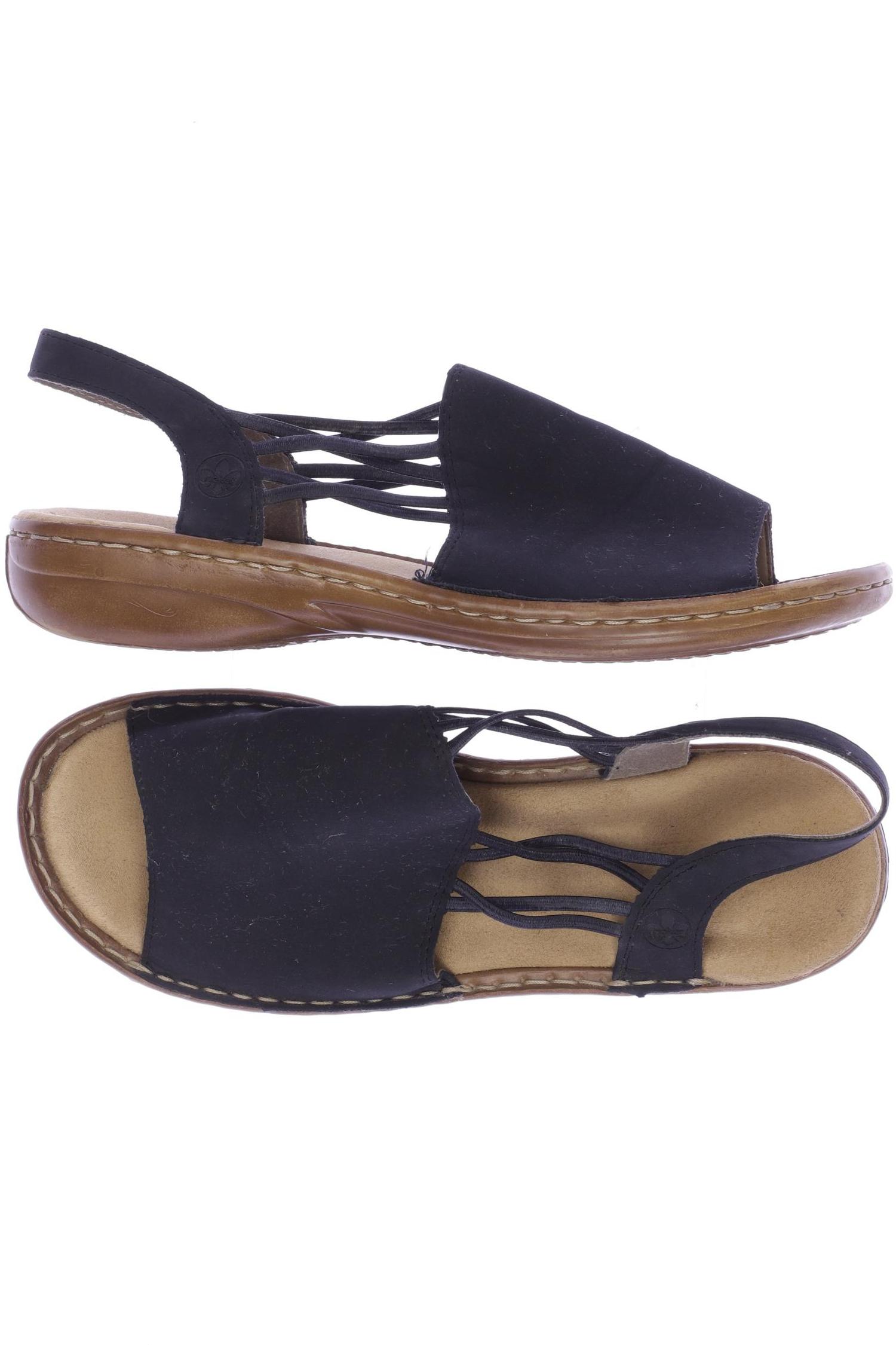 

Rieker Damen Sandale, marineblau, Gr. 40