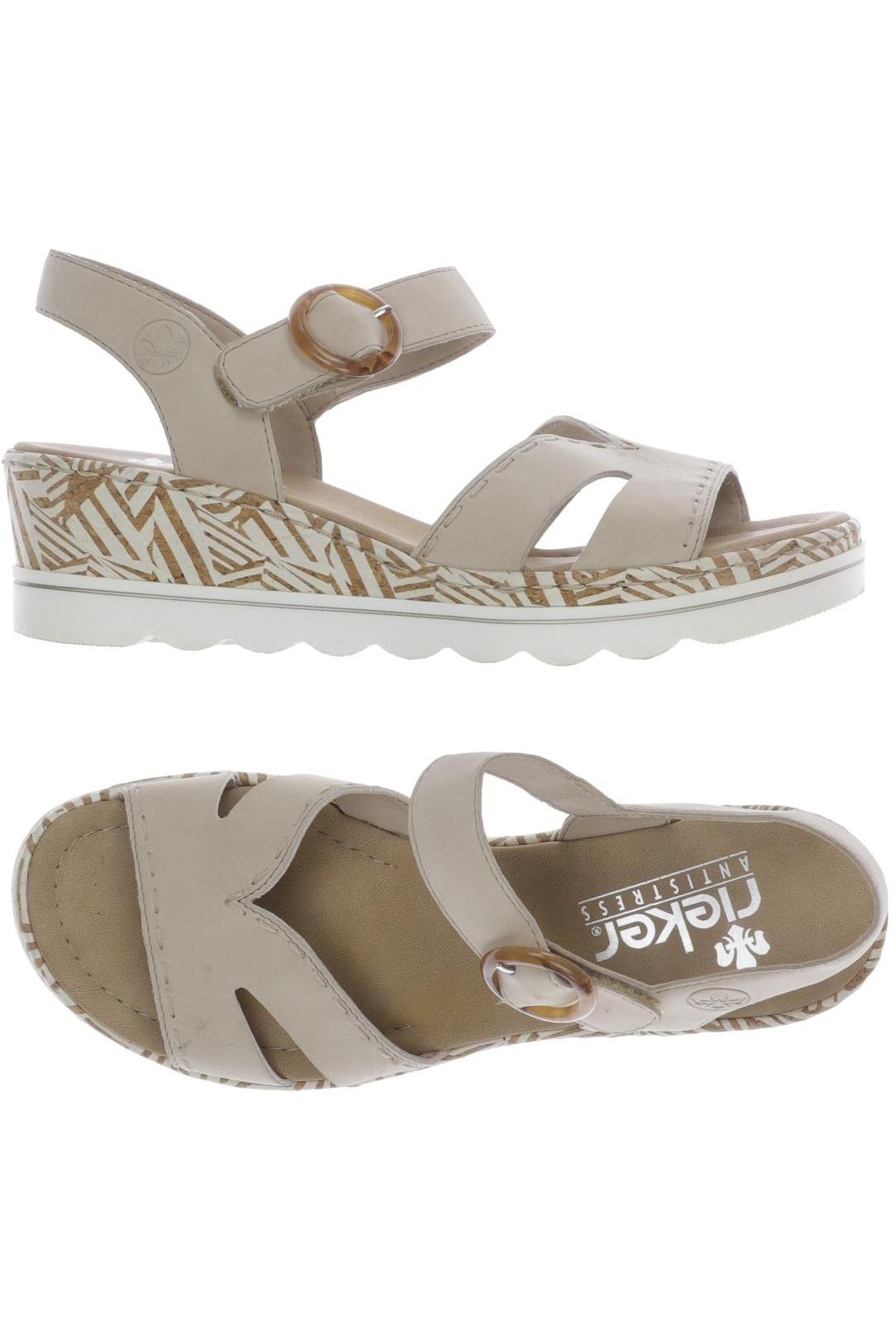 

Rieker Damen Sandale, beige, Gr. 40