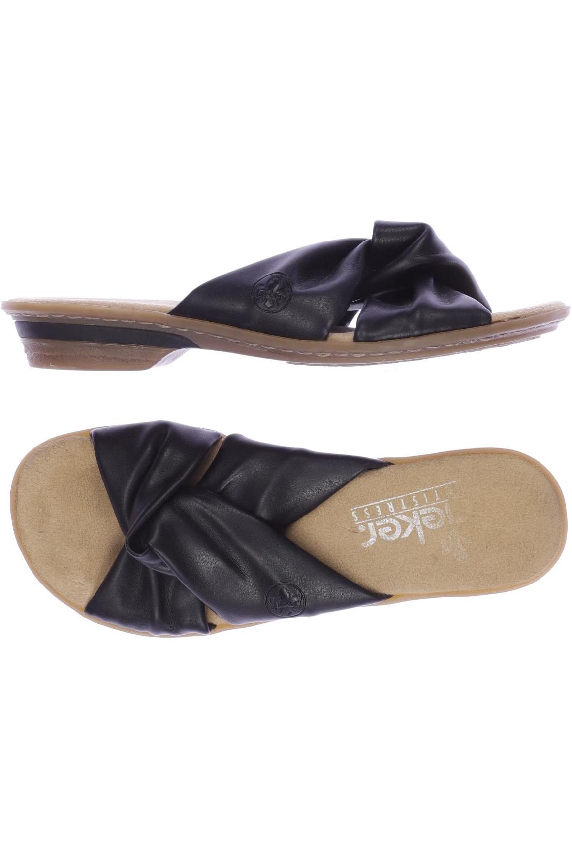 

Rieker Damen Sandale, schwarz, Gr. 38