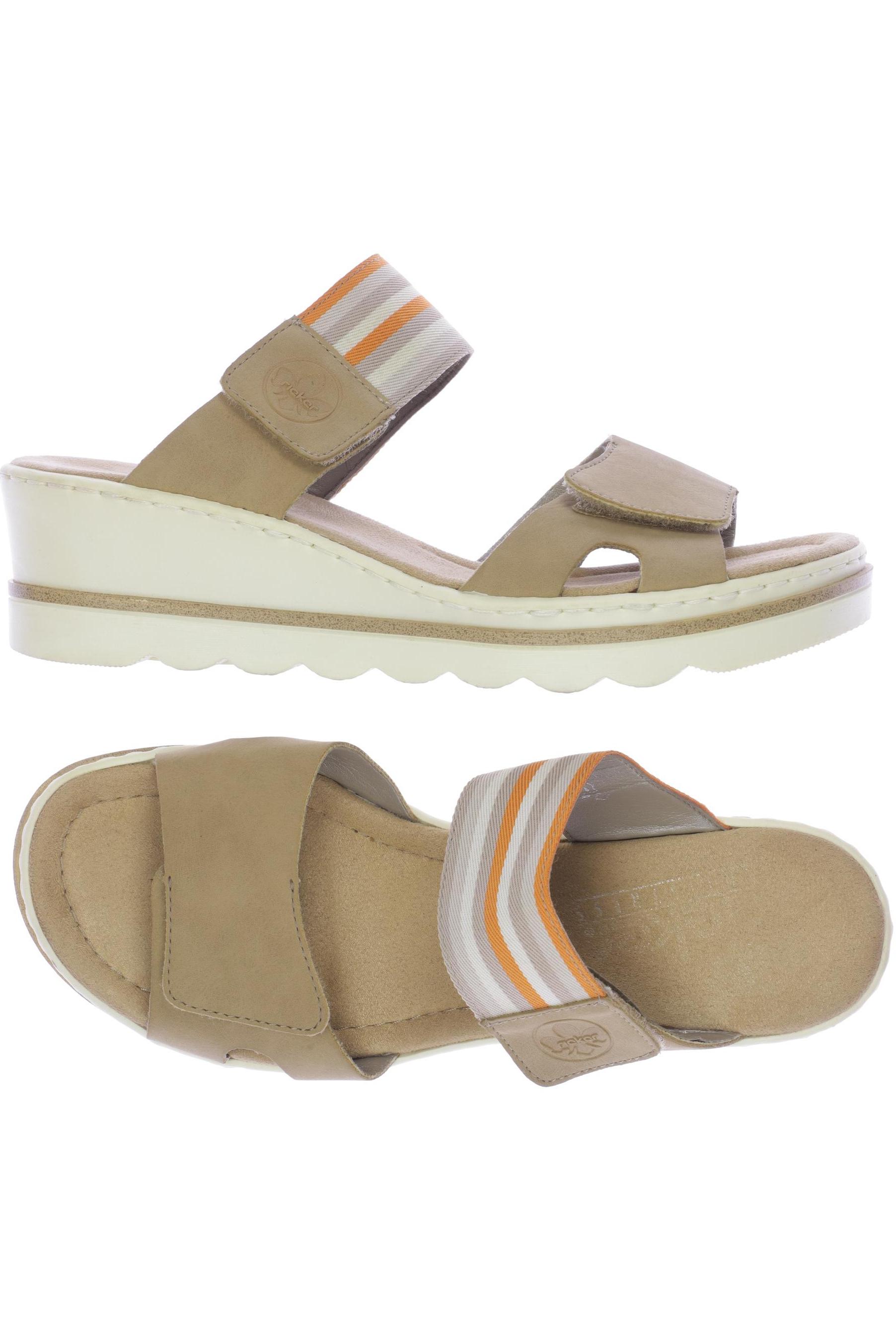 

Rieker Damen Sandale, beige, Gr. 38